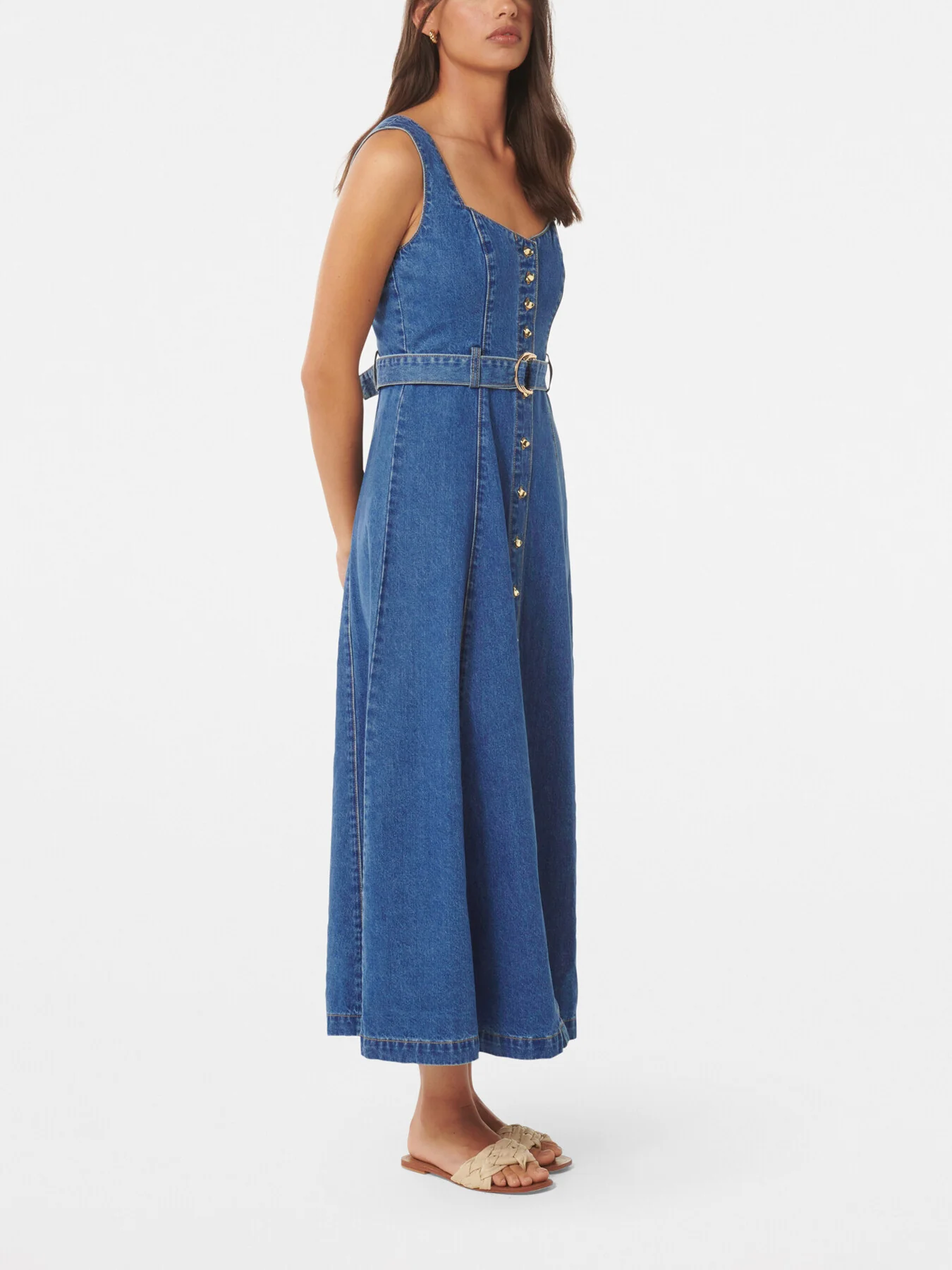 Maja Denim Dress - Image 5