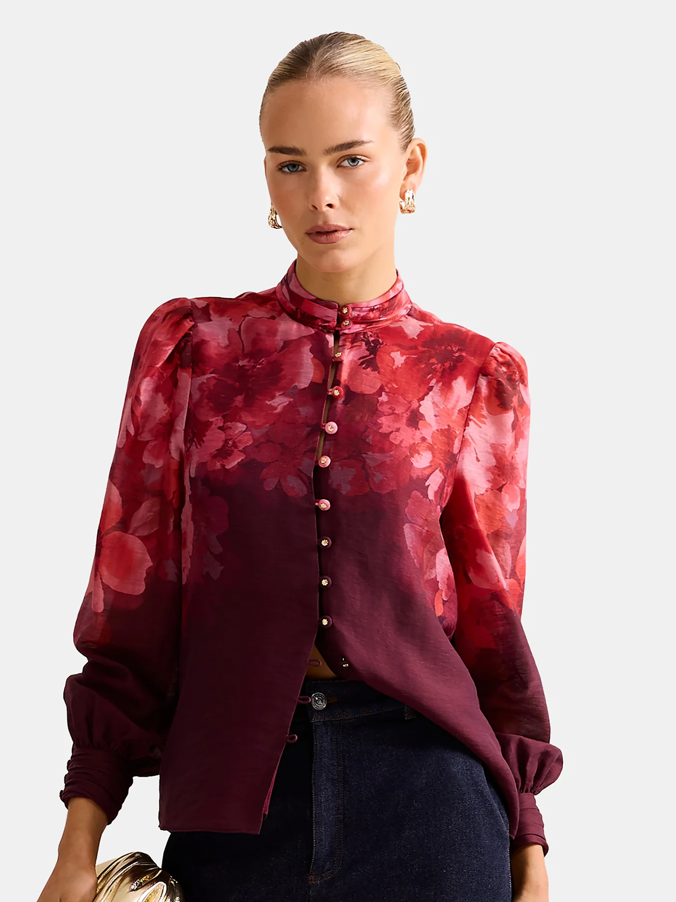 Emilia Printed Blouse Multi - Image 4