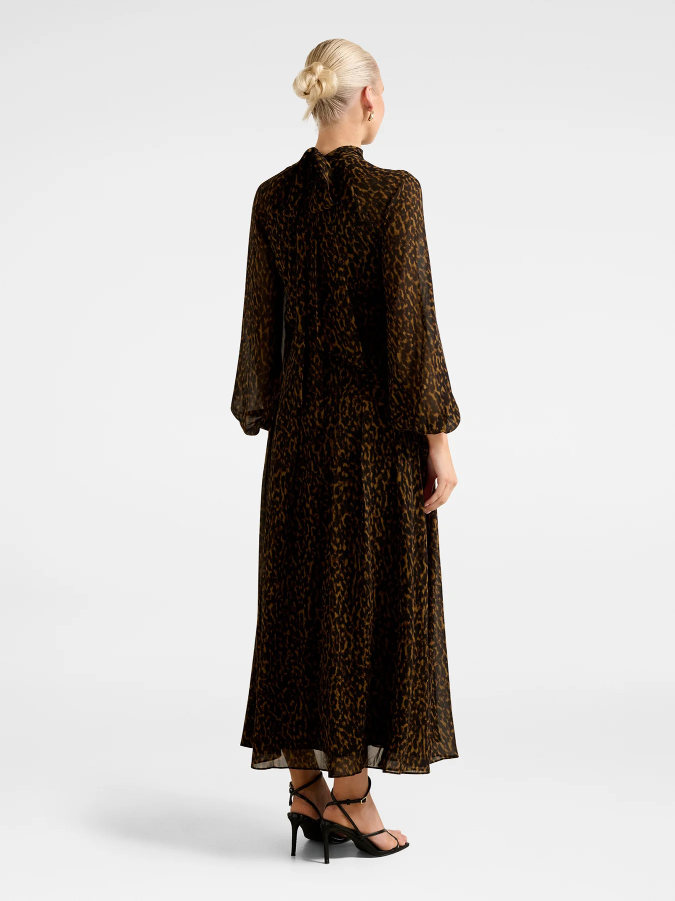 Janelle Raglan Maxi Dress Black - Image 3