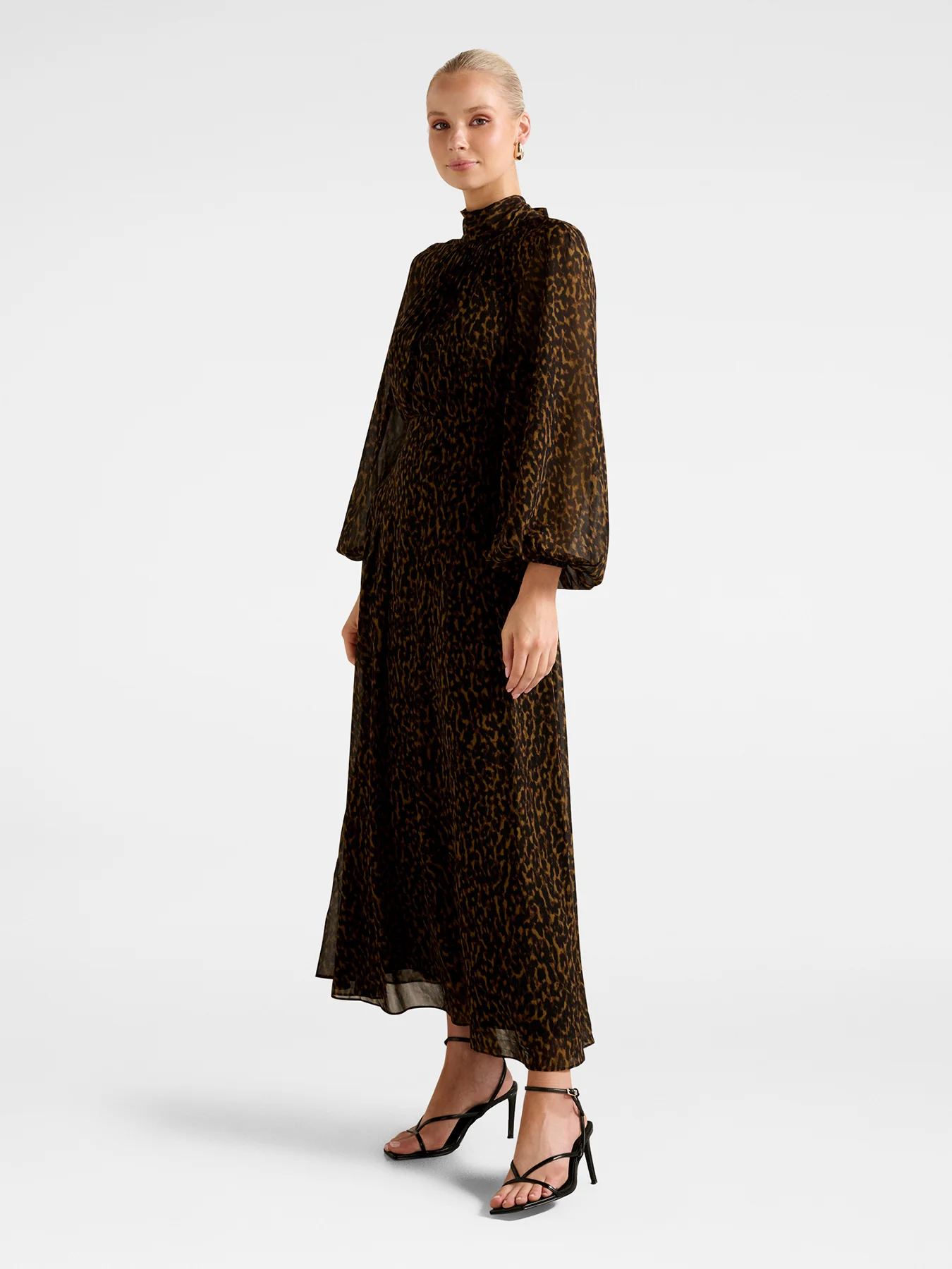 Janelle Raglan Maxi Dress Black - Image 5