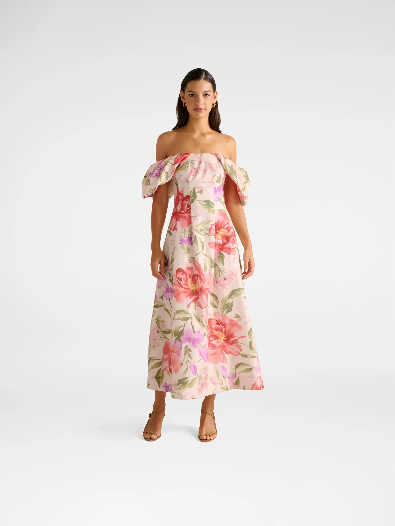 Janie Off Shoulder Midi Dress - Image 2