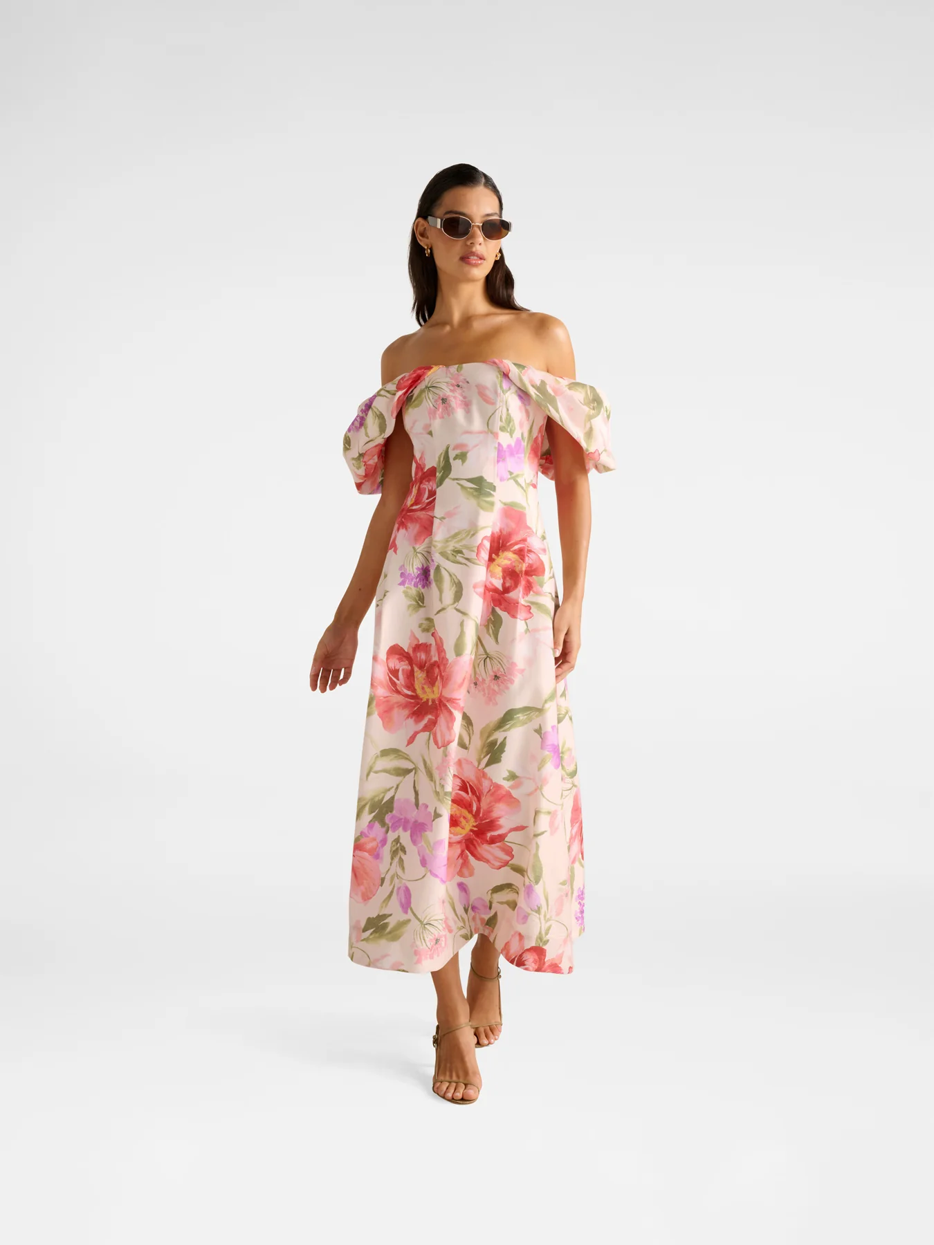 Janie Off Shoulder Midi Dress - Image 4