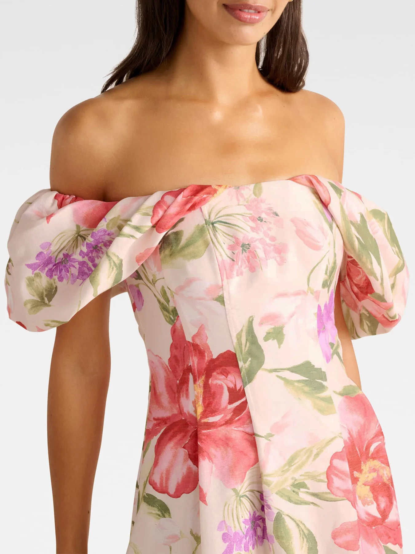 Janie Off Shoulder Midi Dress - Image 5
