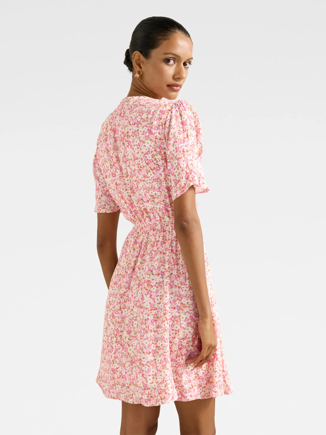 Saffron Petite Printed Sun Dress - Image 2