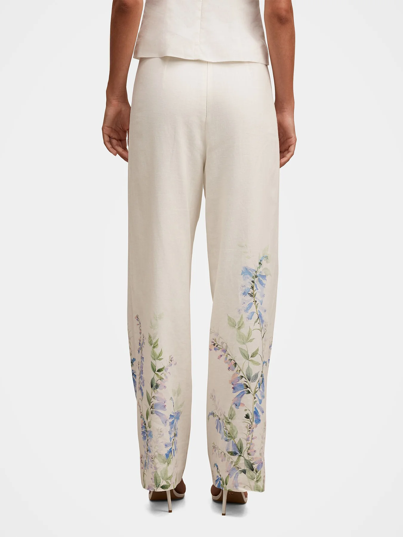 Soleil Floral Print Wide Leg Trousers Floral Print - Image 3
