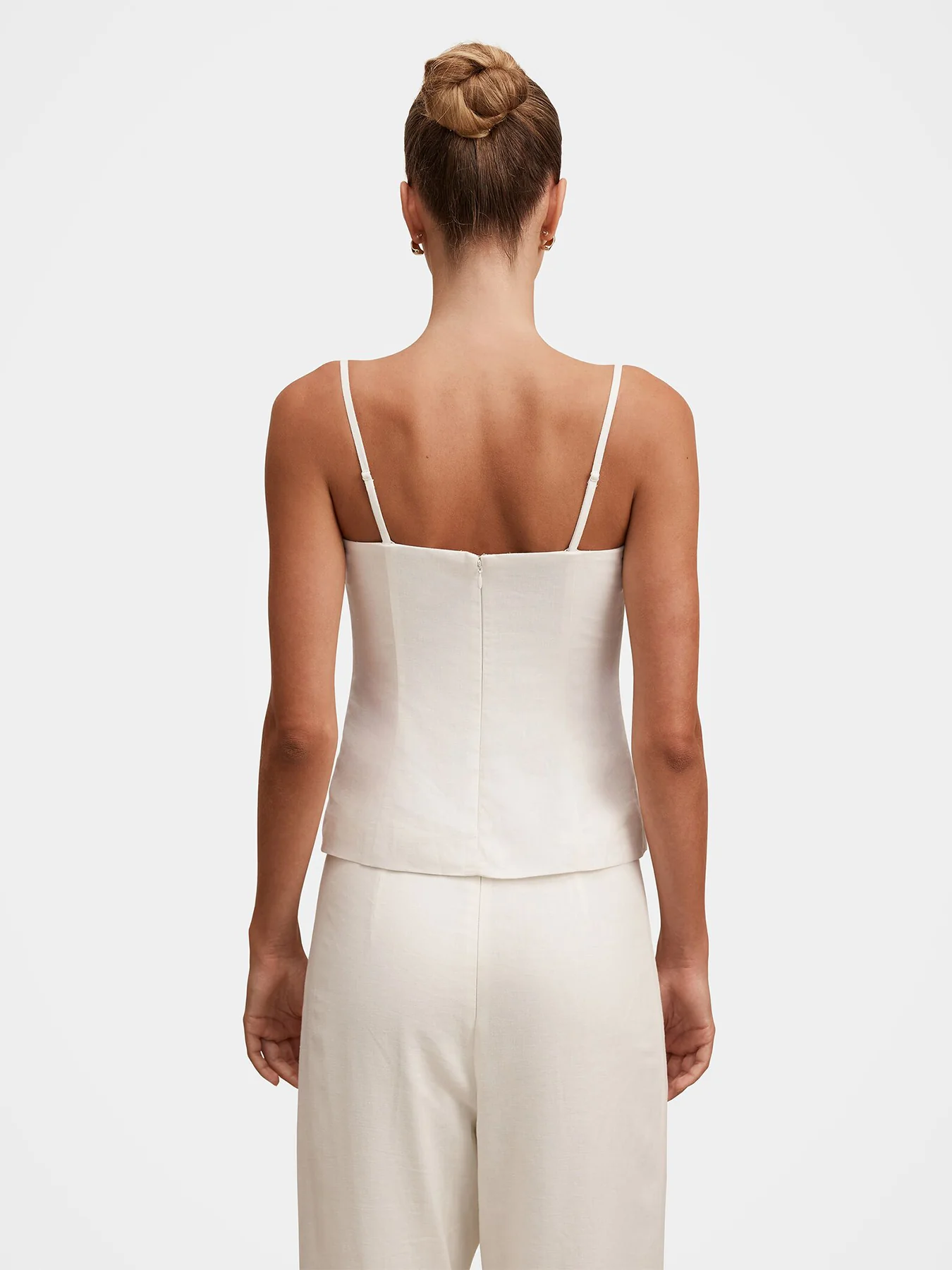 Soleil Floral Print Top White - Image 3