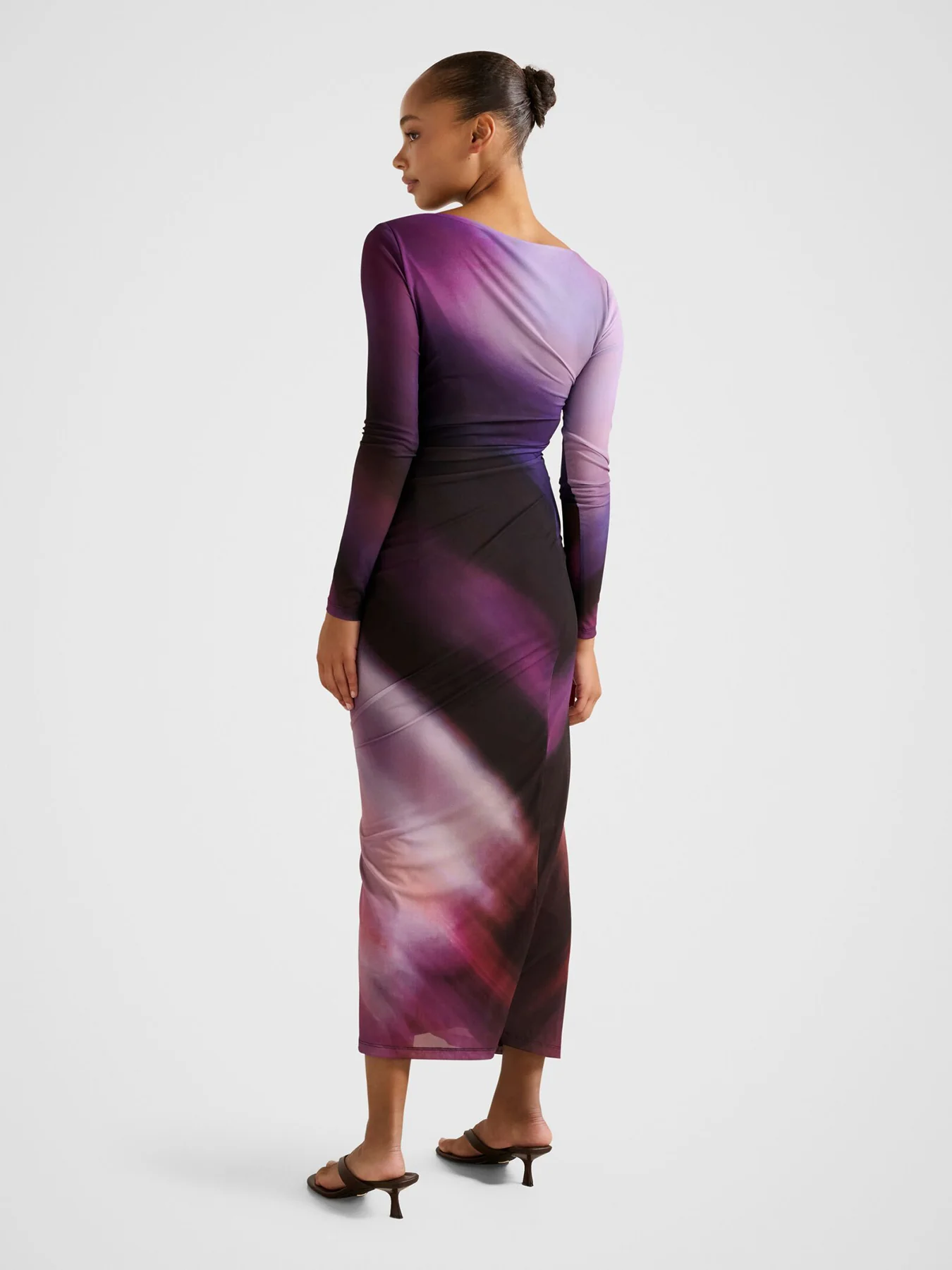Stephanie Long Sleeved Midi Dress - Image 3