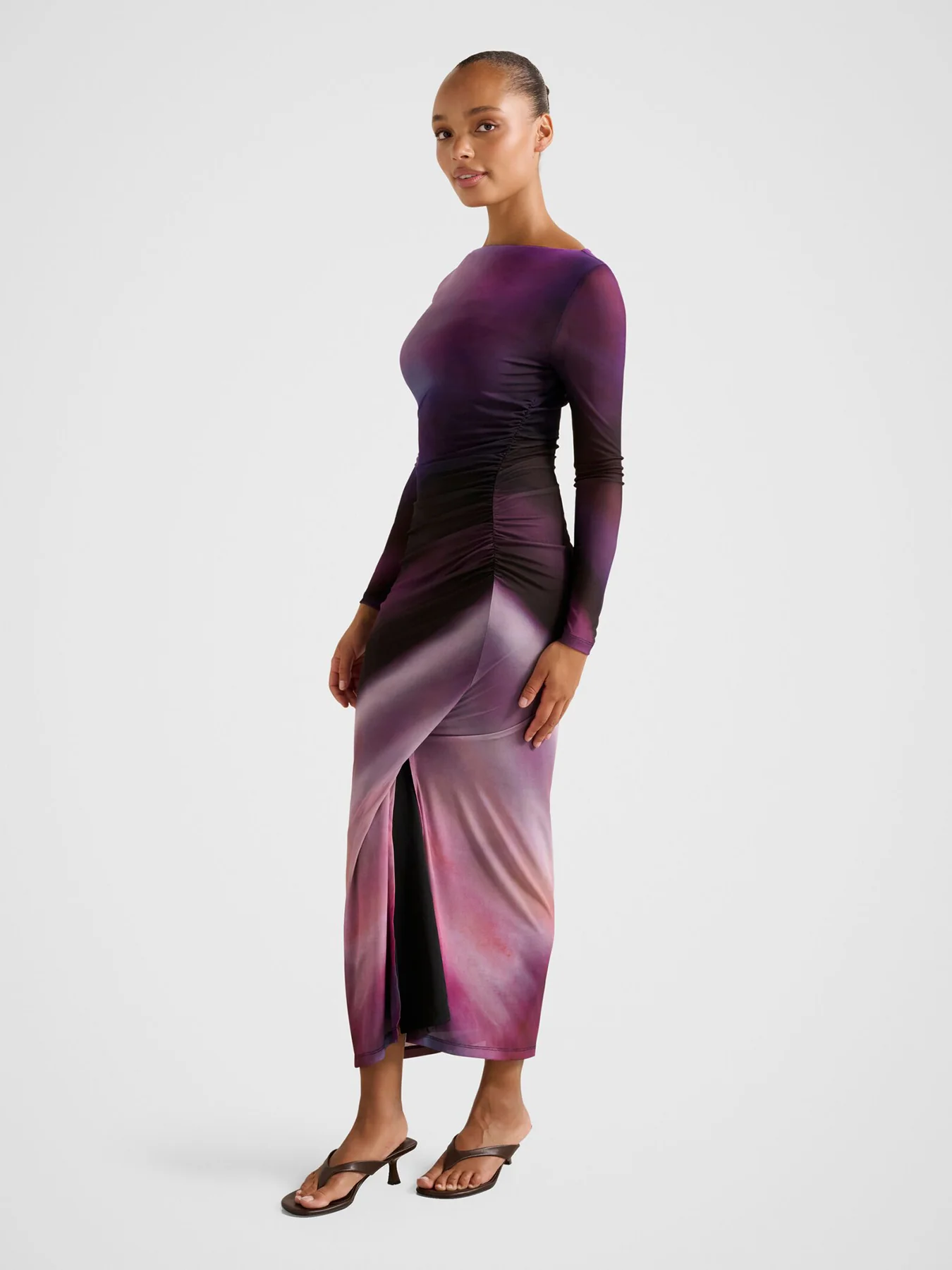 Stephanie Long Sleeved Midi Dress - Image 5