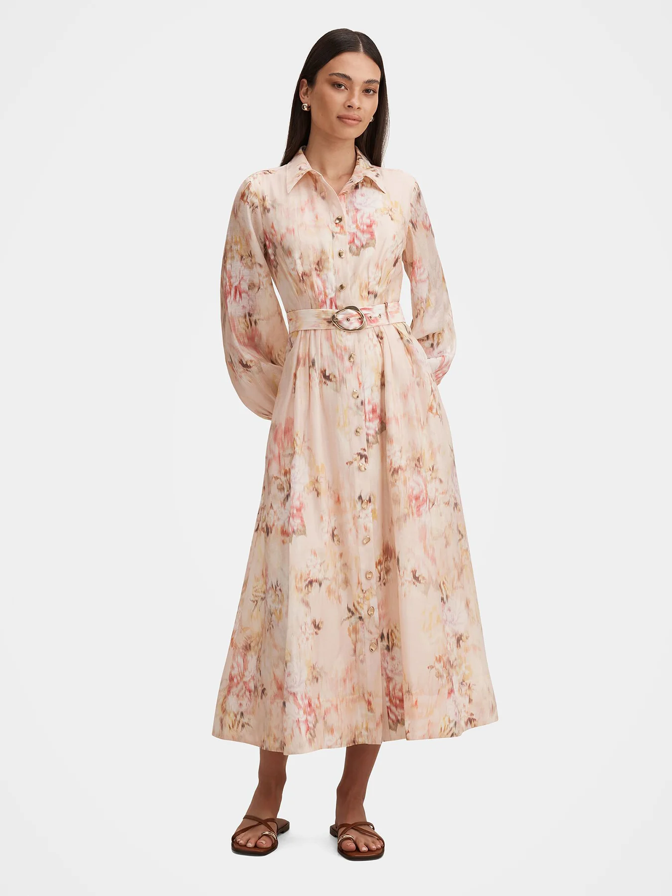 Terese Printed Shirt Dress Multi - Image 2