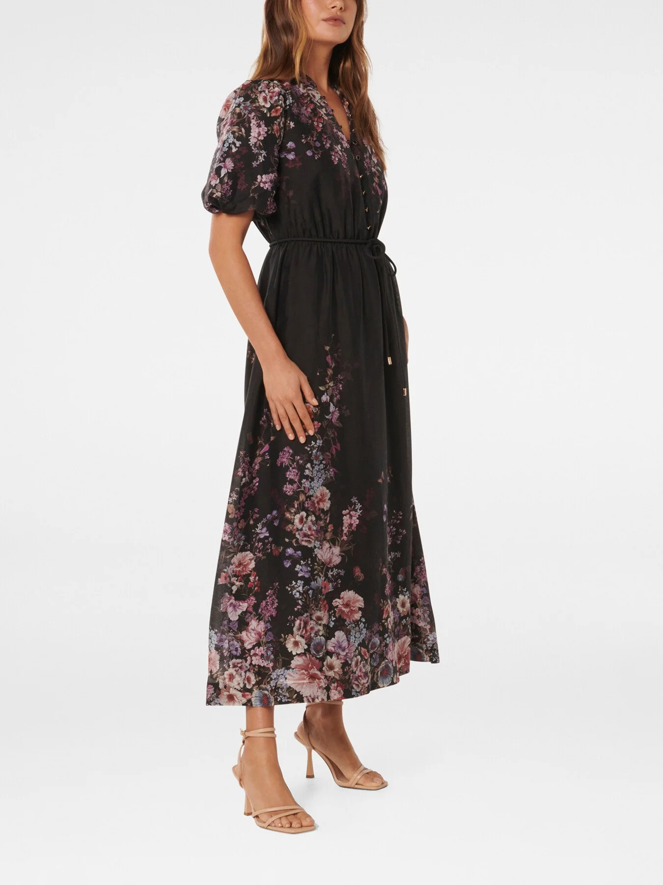 Adele Printed Midi Dress - Image 5