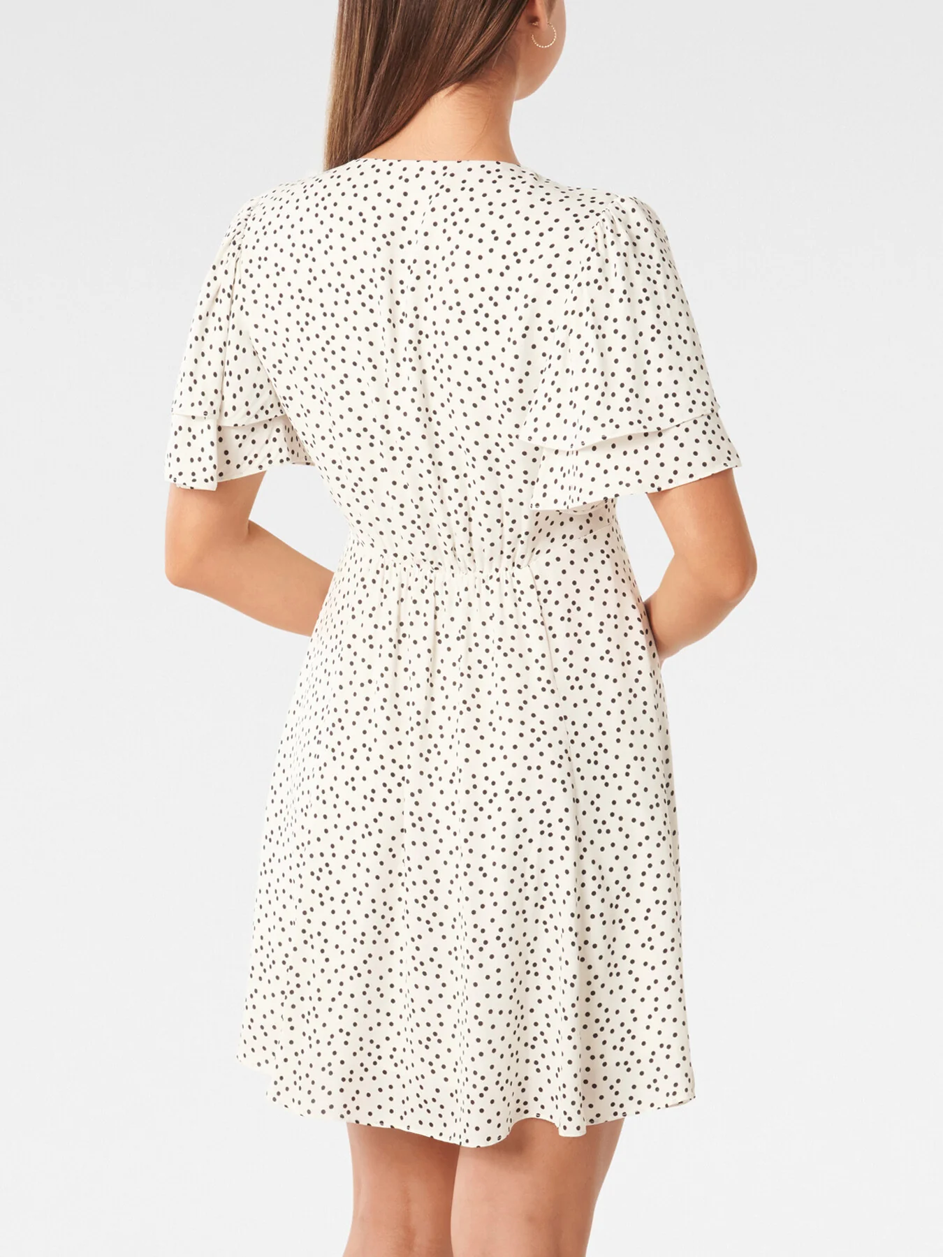 Pria Button Through Mini Dress - Image 3
