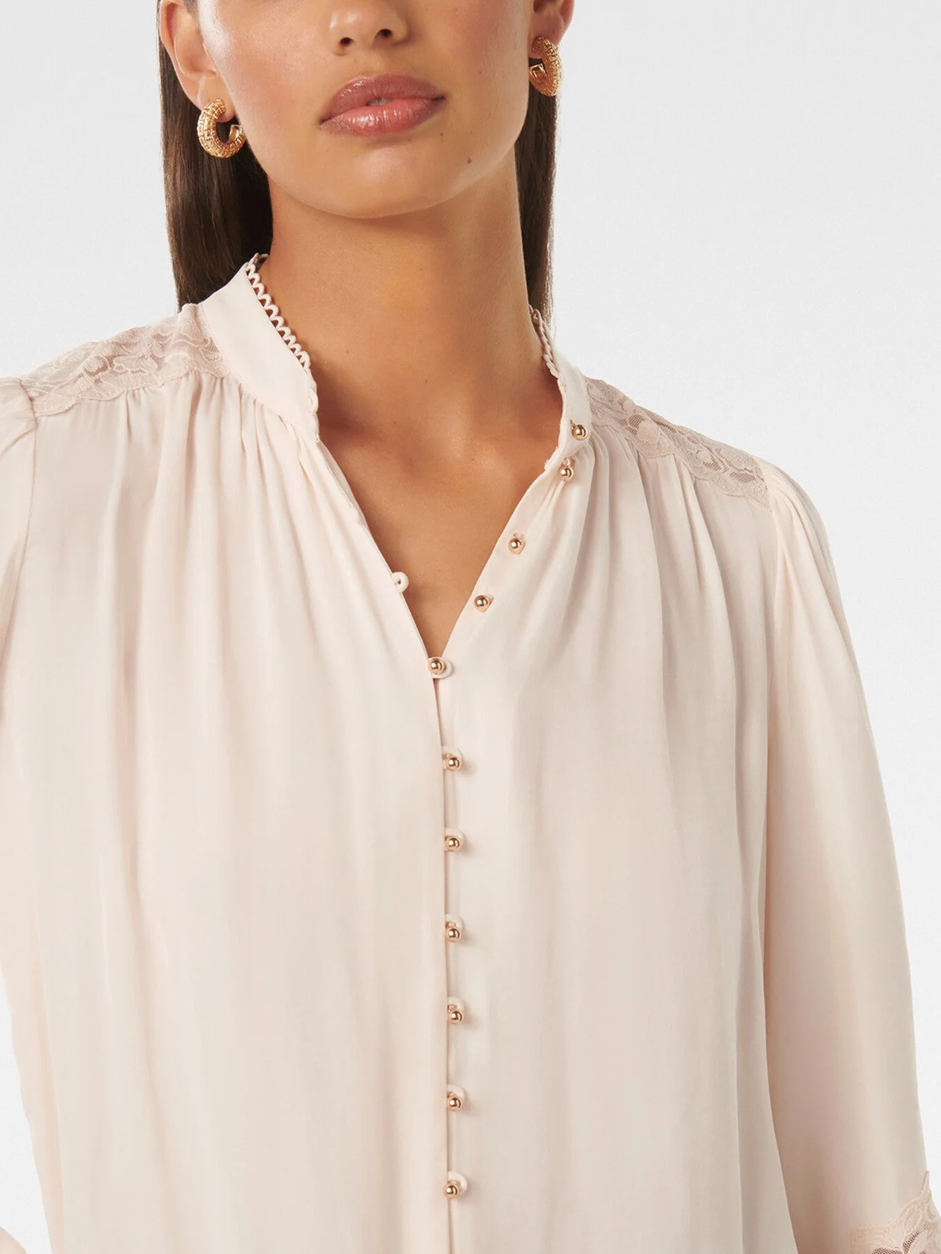 Annalise Lace Sleeves Blouse - Image 5