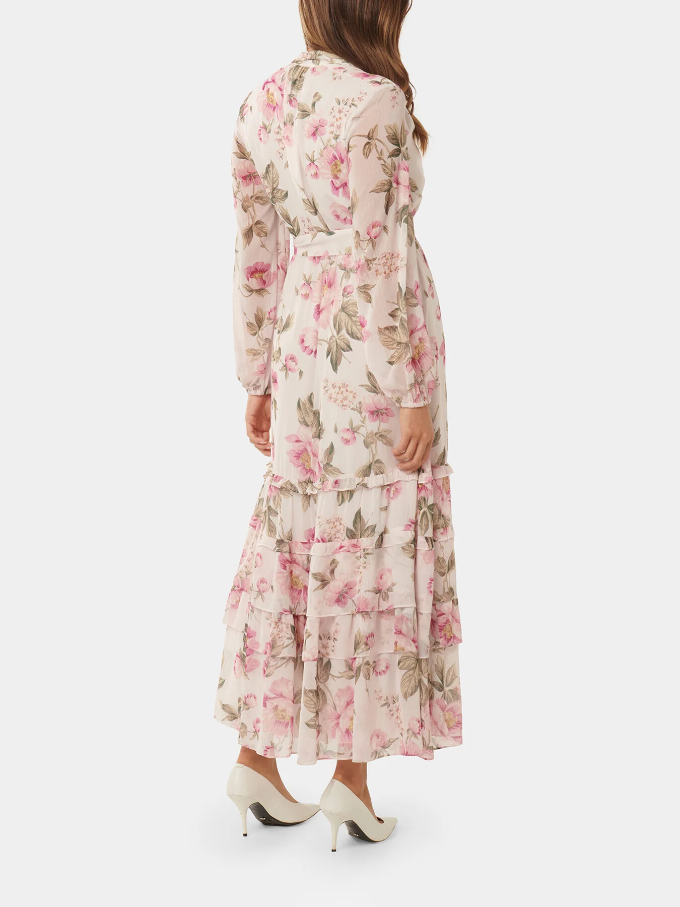 Sonia Ruffle Midi Dress - Image 3