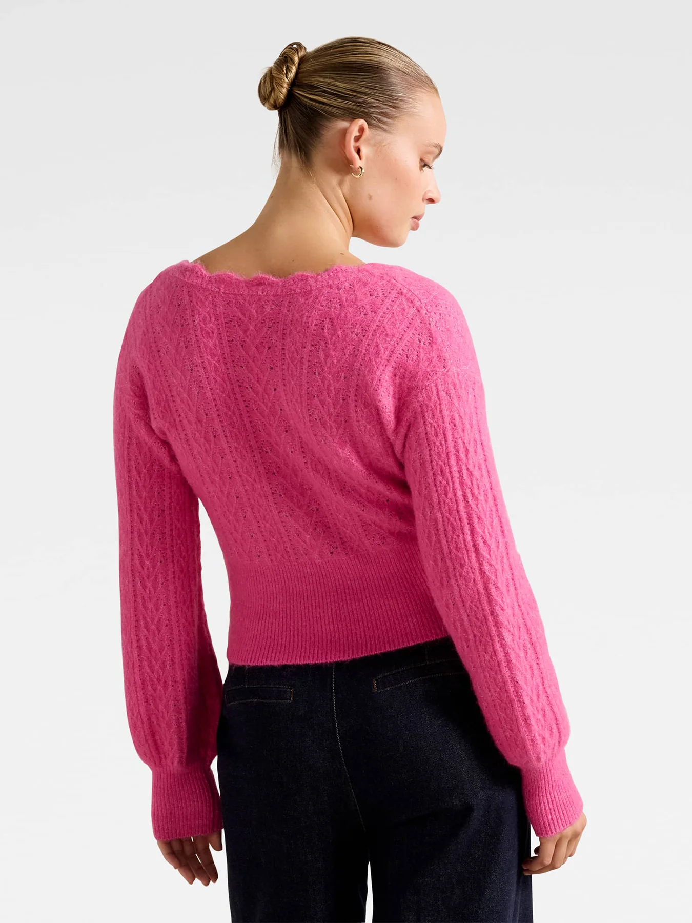 Kylie Stitch Wrap Sweater - Image 3