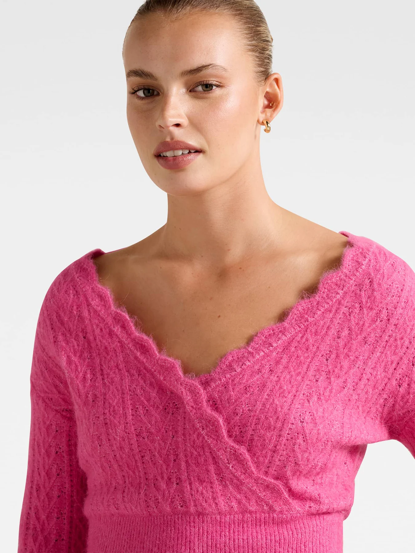 Kylie Stitch Wrap Sweater - Image 5