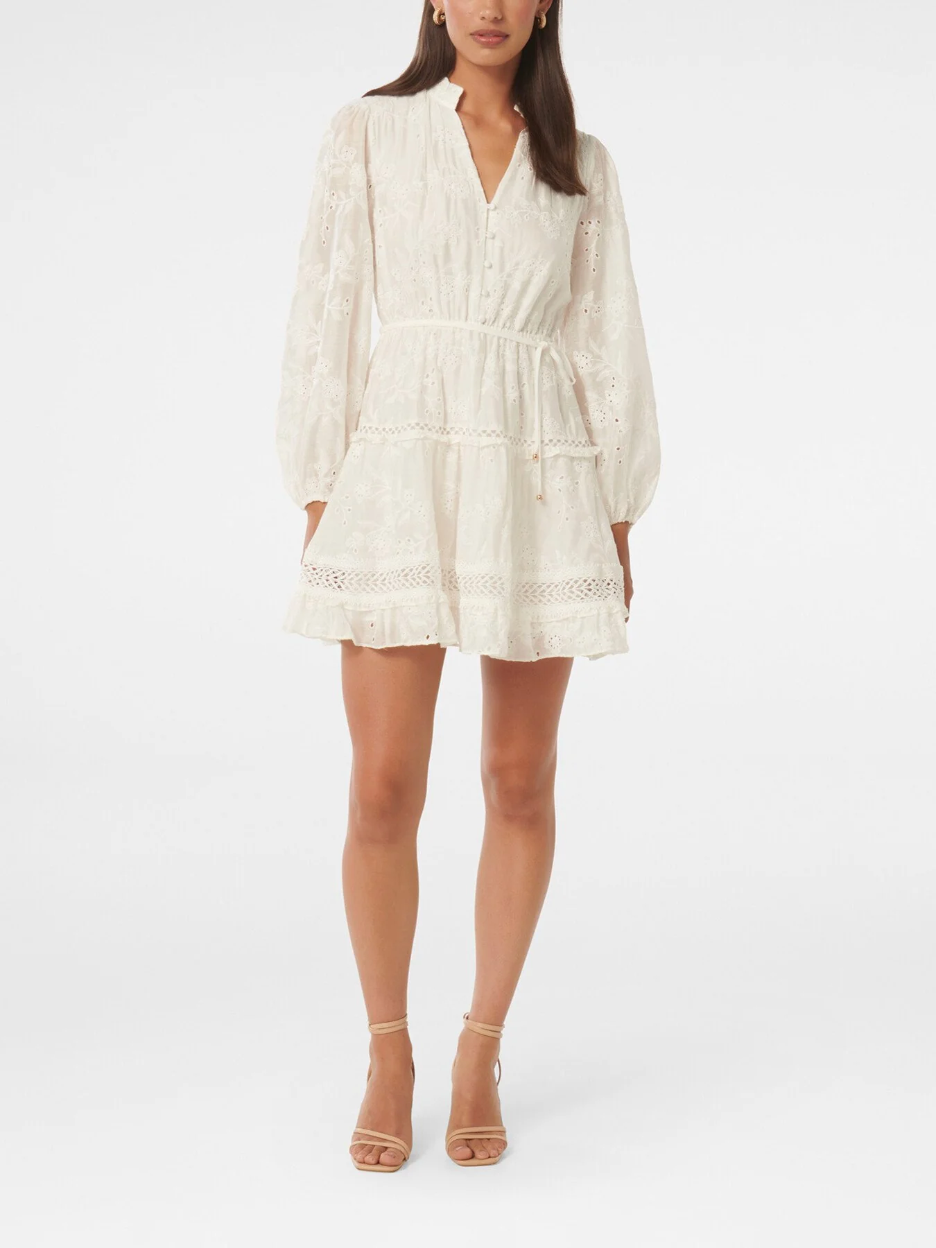 Ivana Trim Detail Mini Dress - Image 2