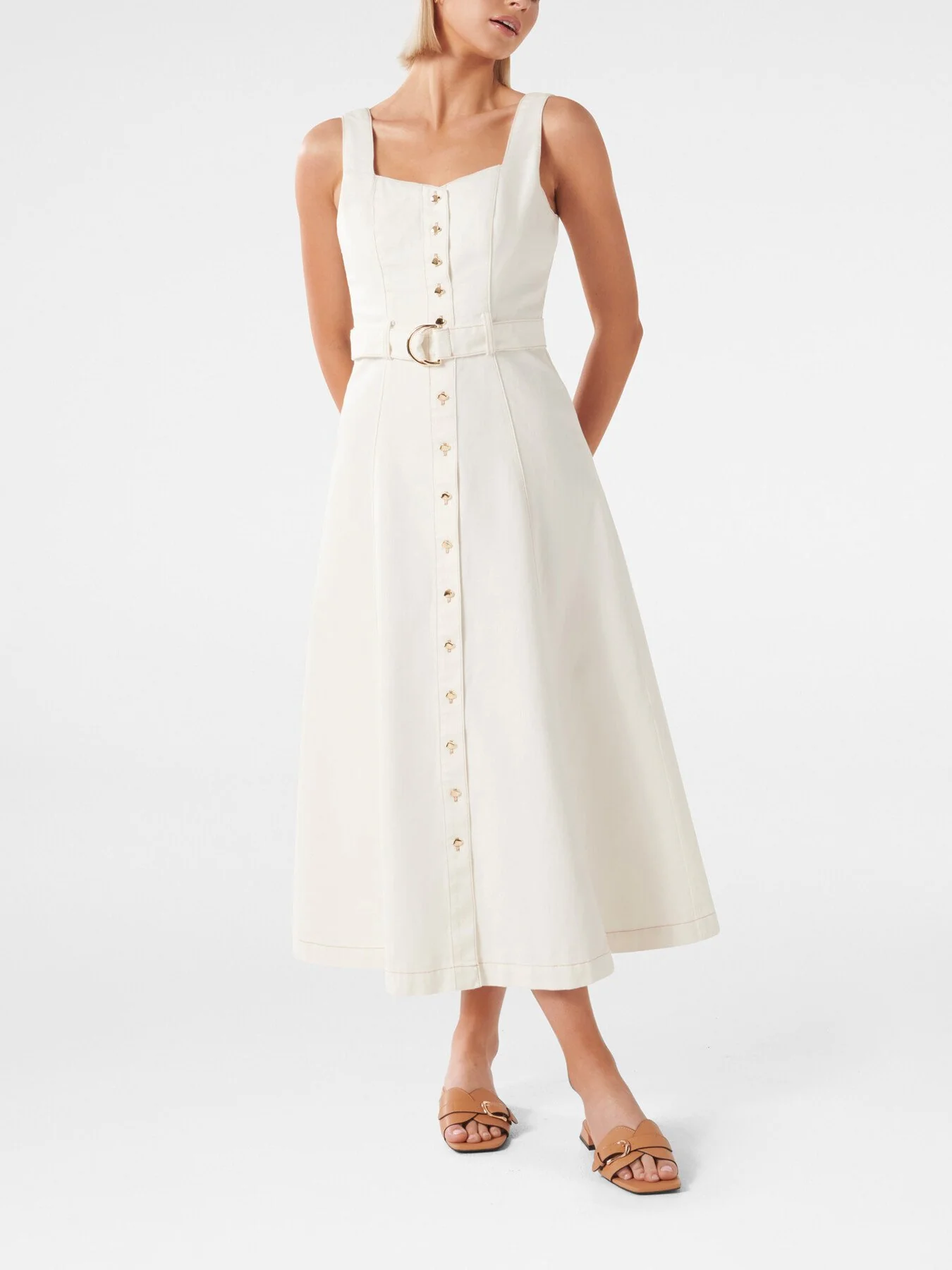 Maja Denim Dress - Image 2