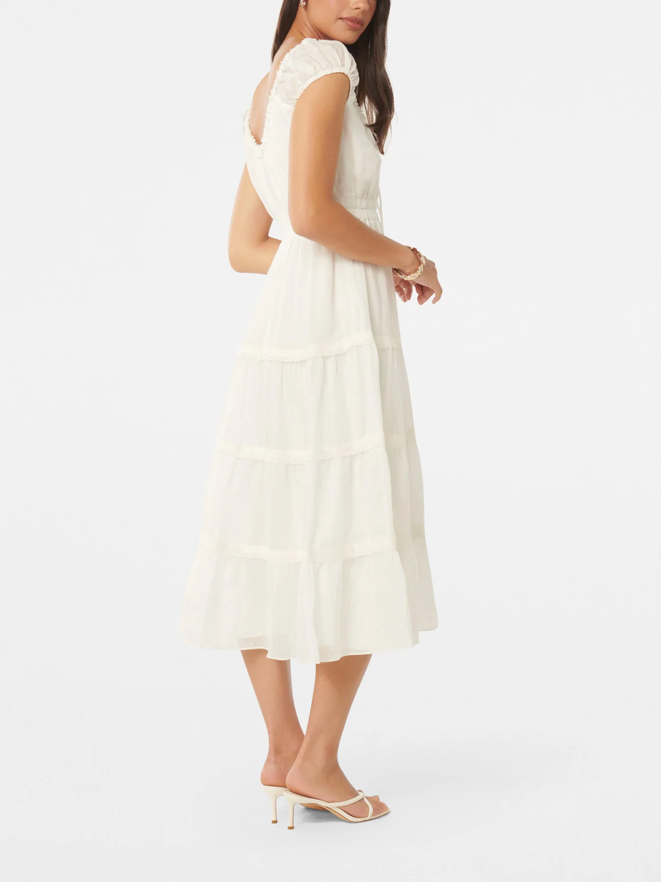 Tuscany Trim Detail Midi Dress - Image 3