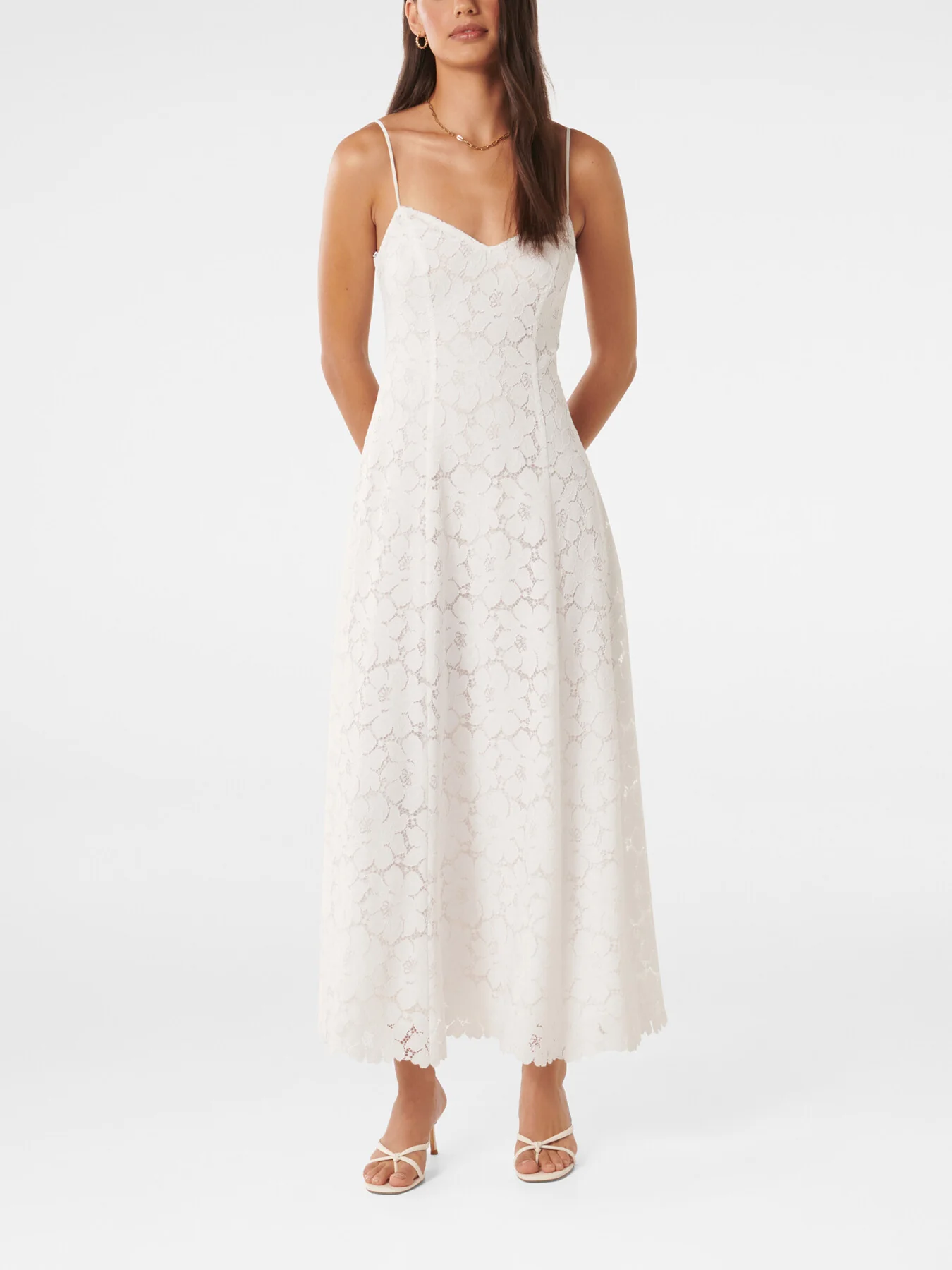 Vivienne Lace Longline Dress - Image 2