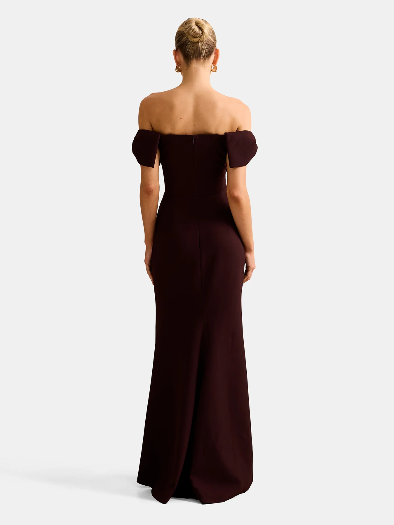 Kalee Bow Wrap Skirt Dress Purple - Image 3