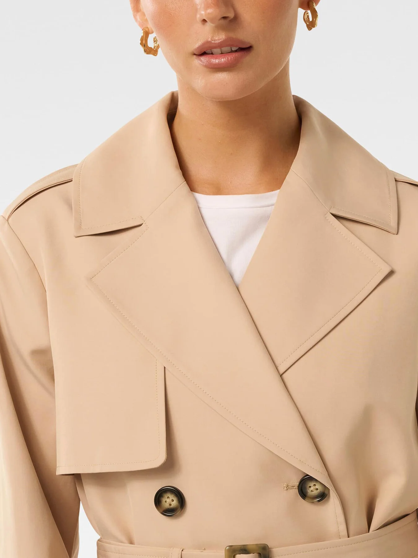 Rhea Petite Water Resistant Trench Coat - Image 5