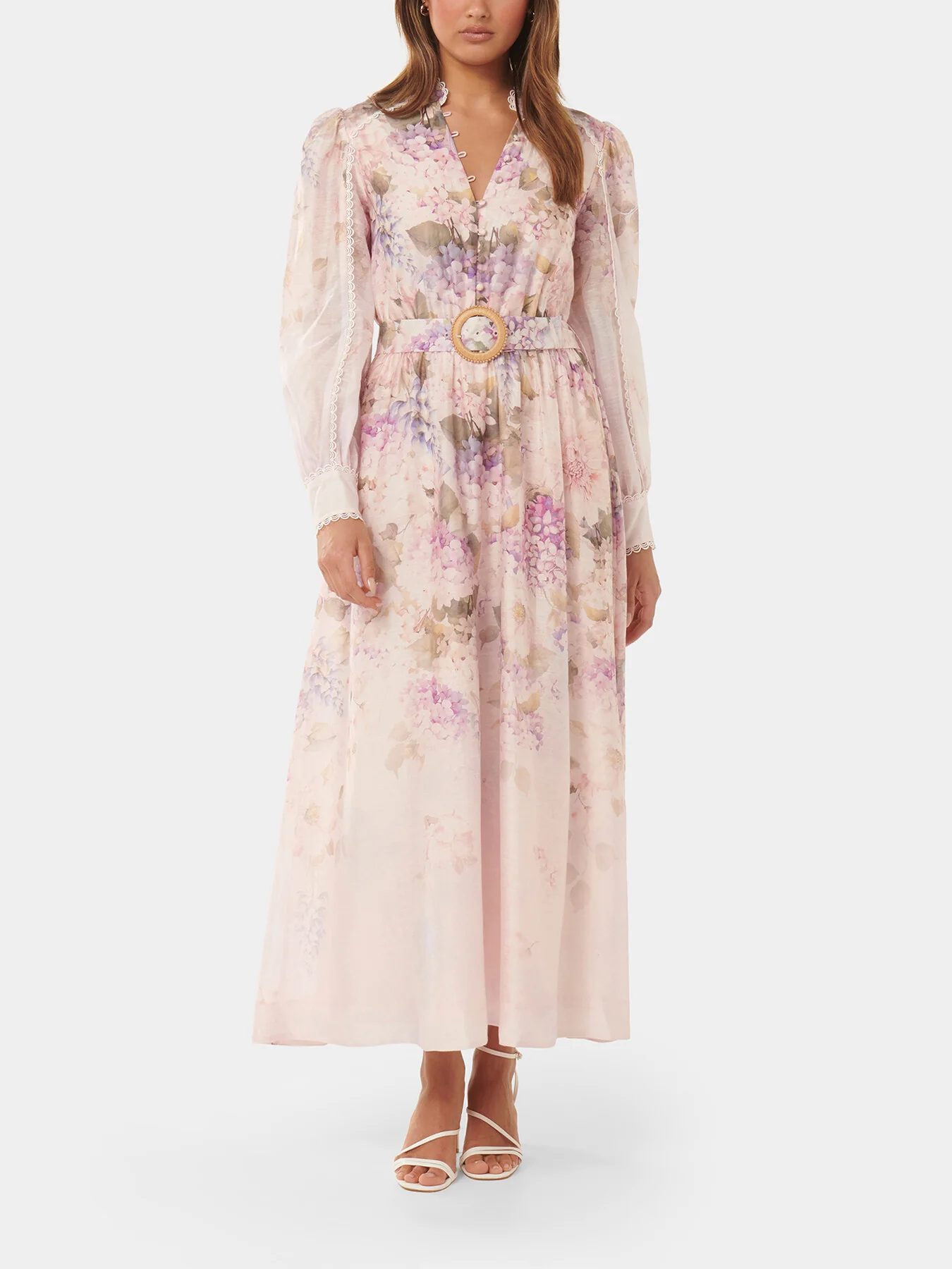 Peyton Trim Detail Midi Dress - Image 2