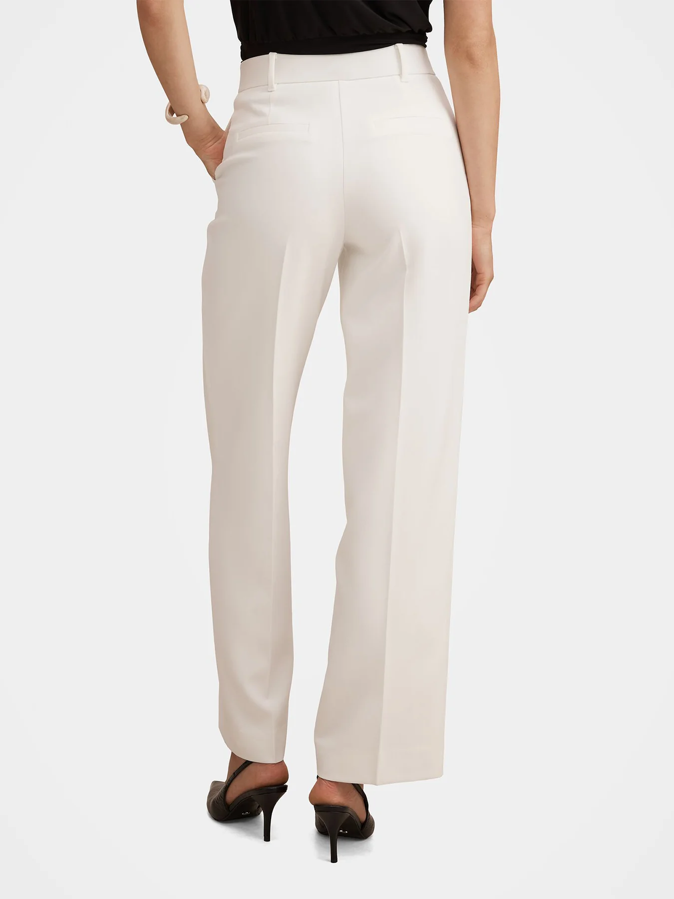 Ada Straight Leg Pants White - Image 5