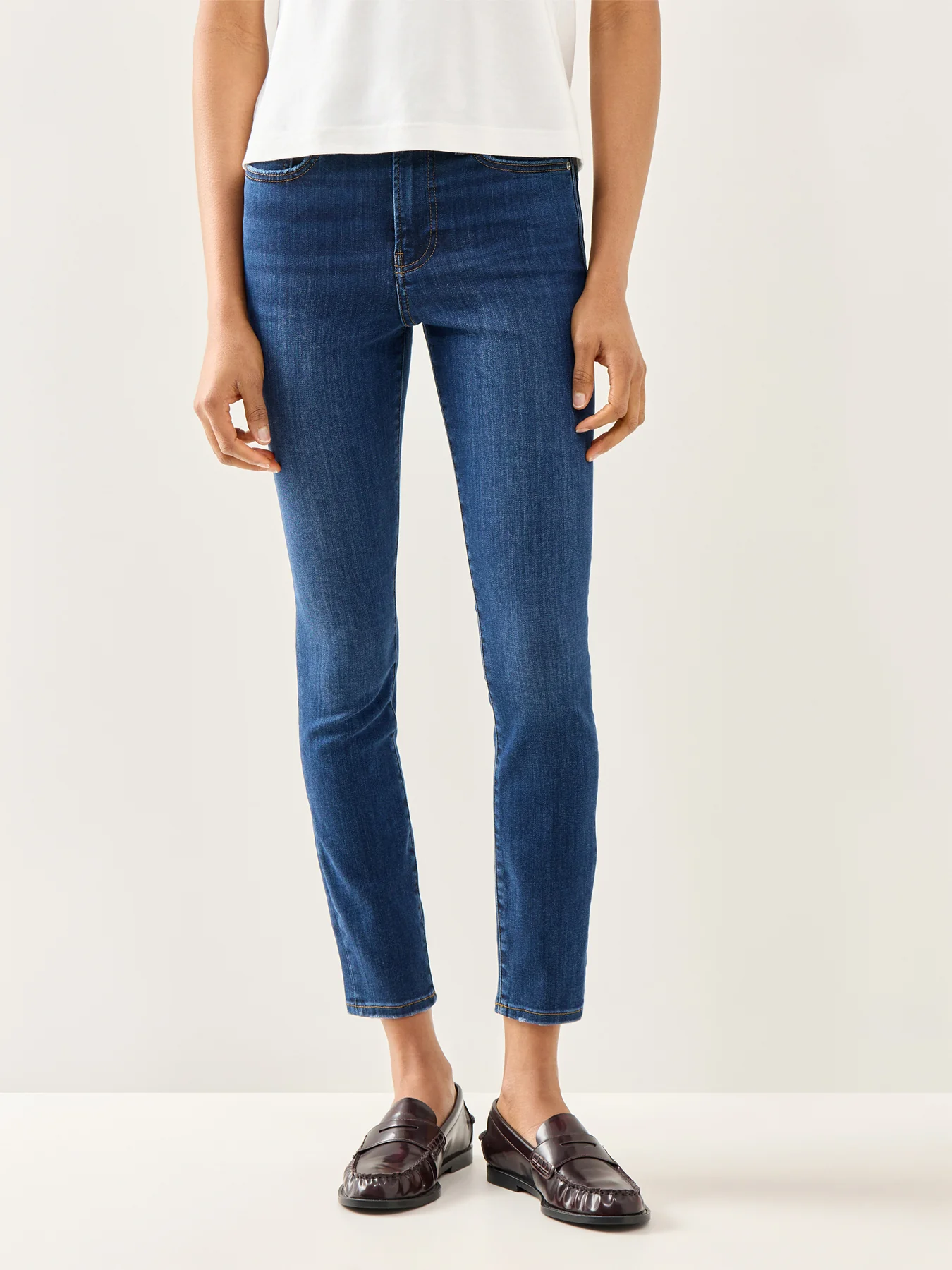 Le High Skinny Jeans Blue - Image 4