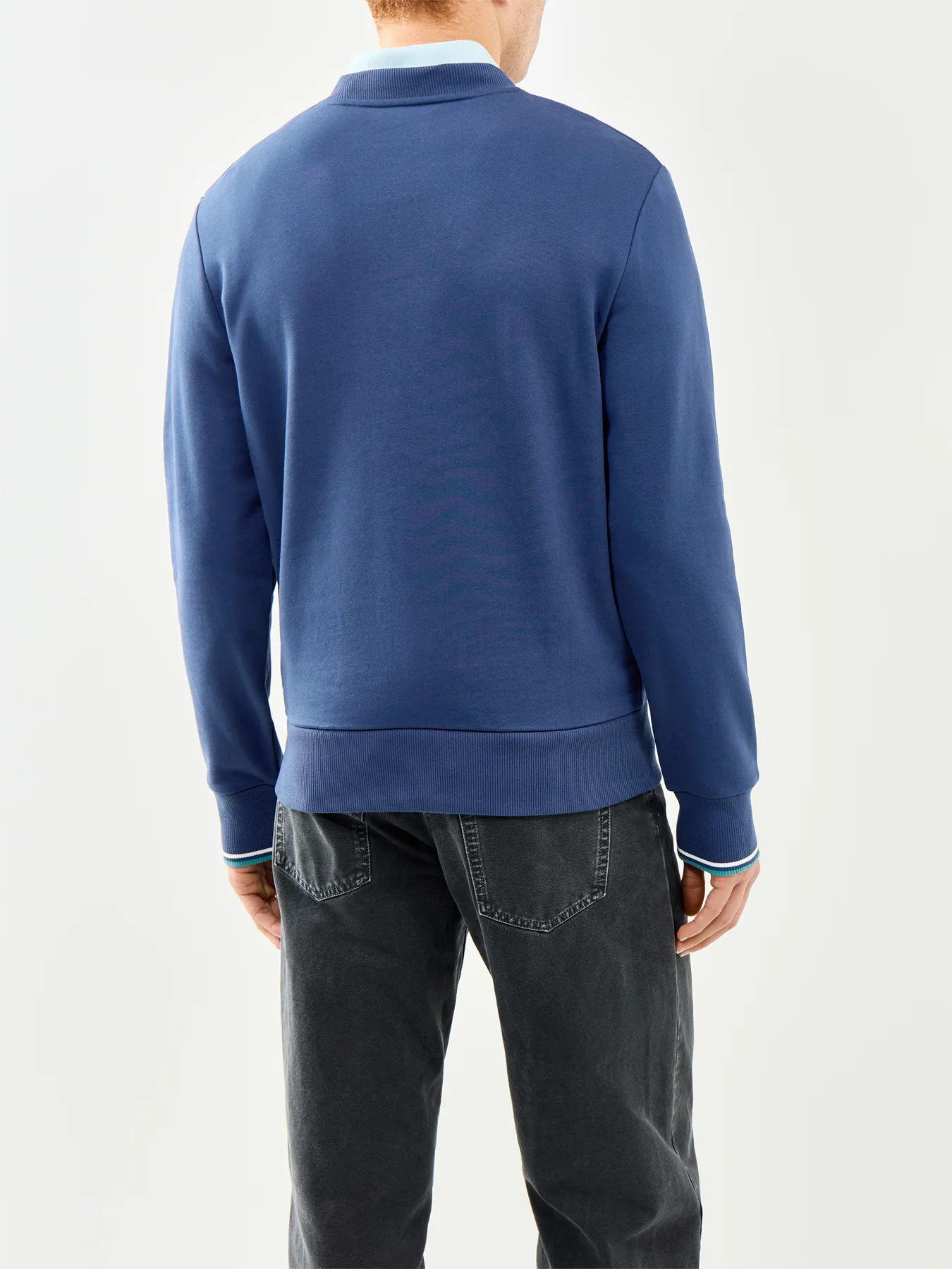 Crew Neck Sweatshirt Navy - Image 5