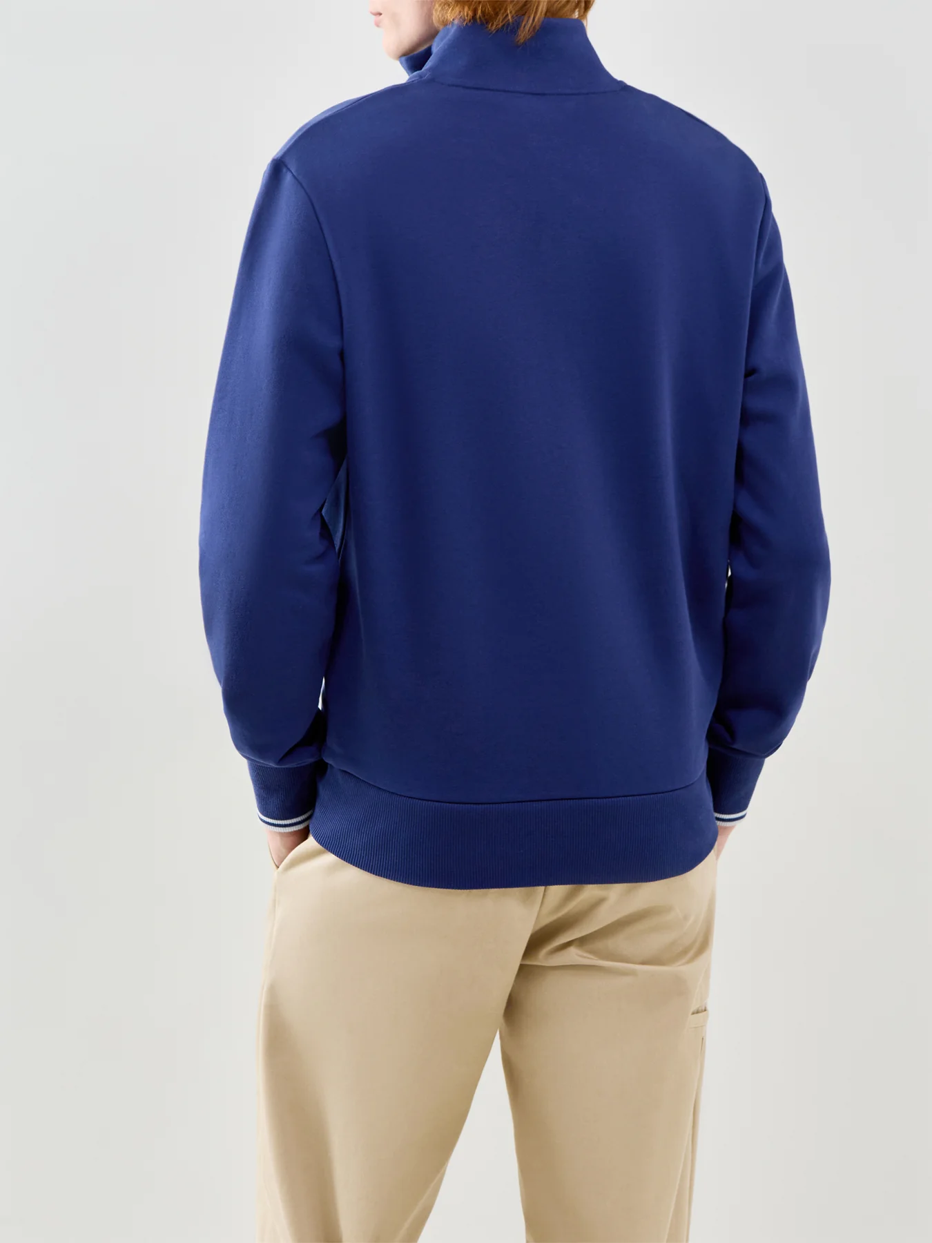 Half Zip Sweatshirt Navy - Image 5