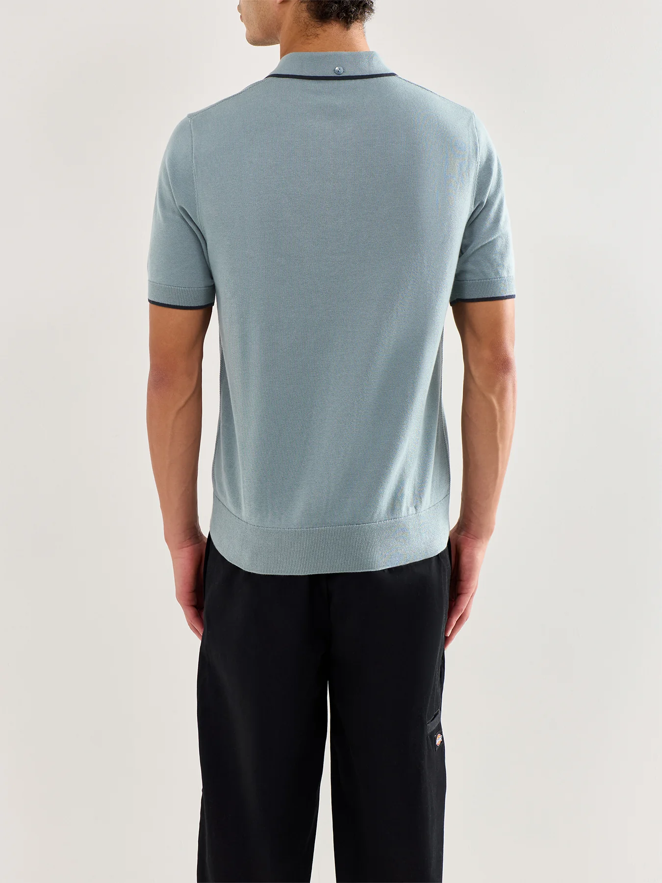 Pique Stitch Knitted Polo - Image 5