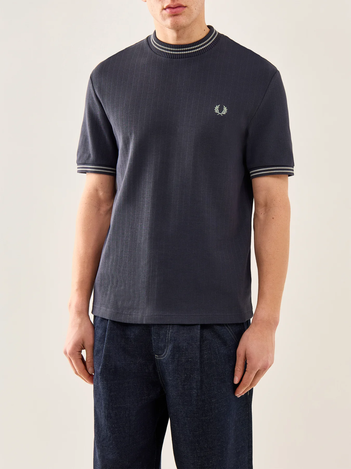 Ribbed Jersey T-Shirt - Image 4