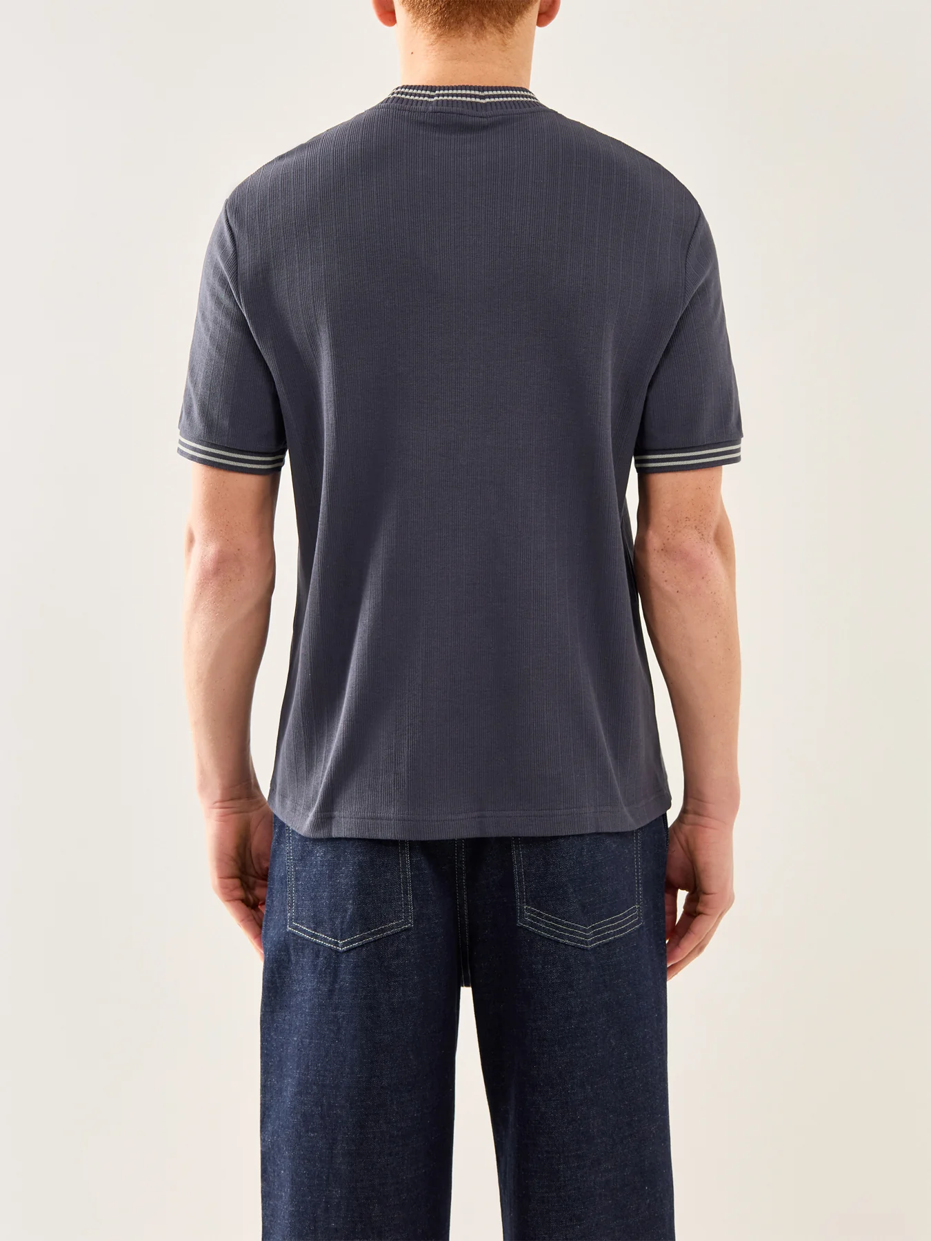 Ribbed Jersey T-Shirt - Image 5