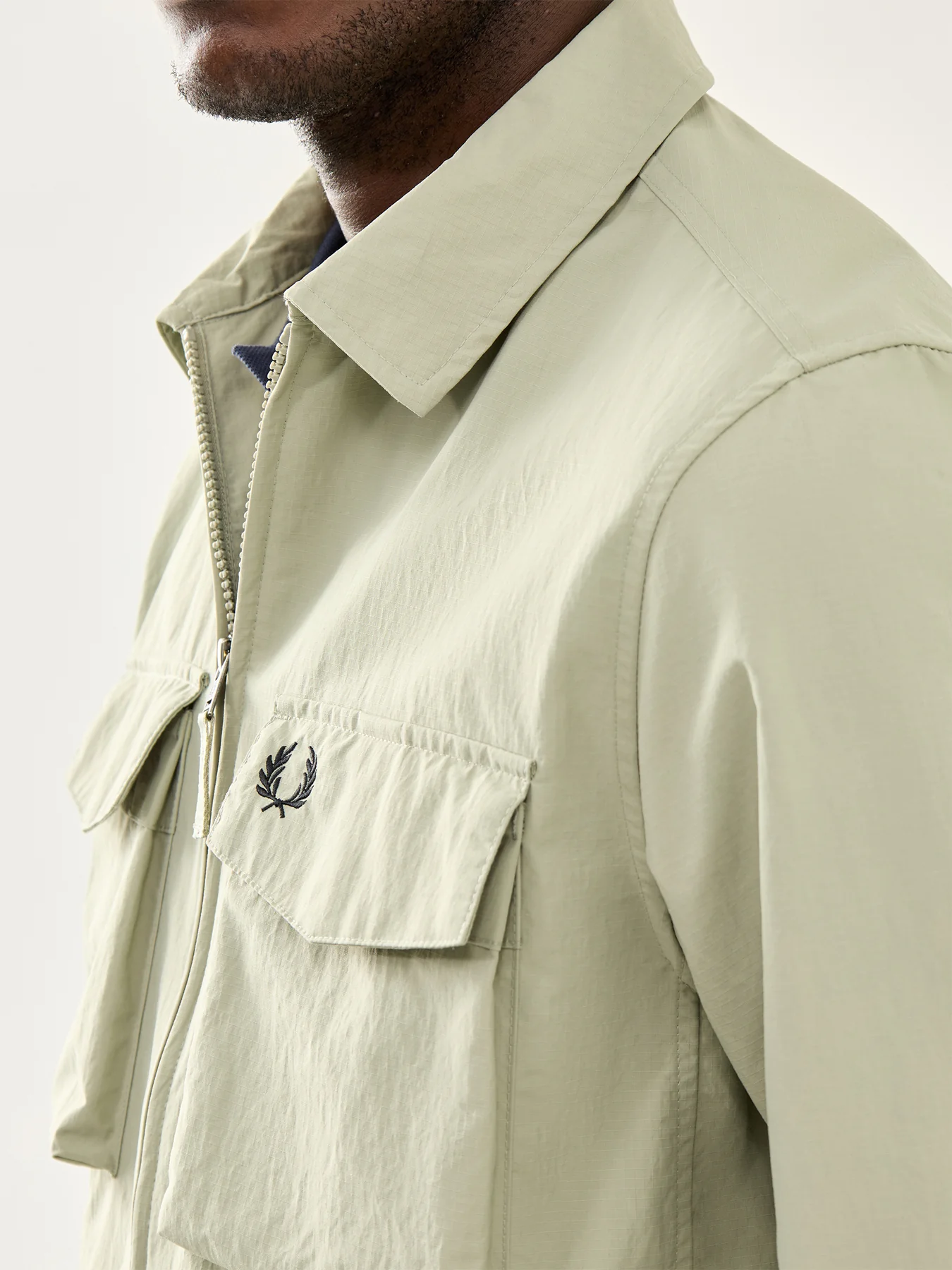 Ripstop Pocket Overshirt Green - Image 3