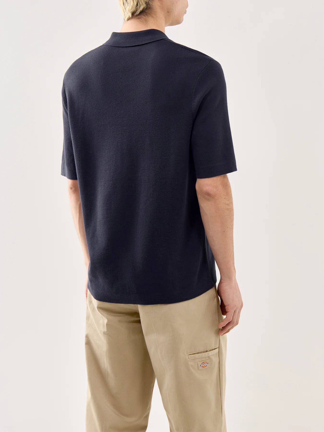 Tonal Vertical Stripe Shirt Navy - Image 5