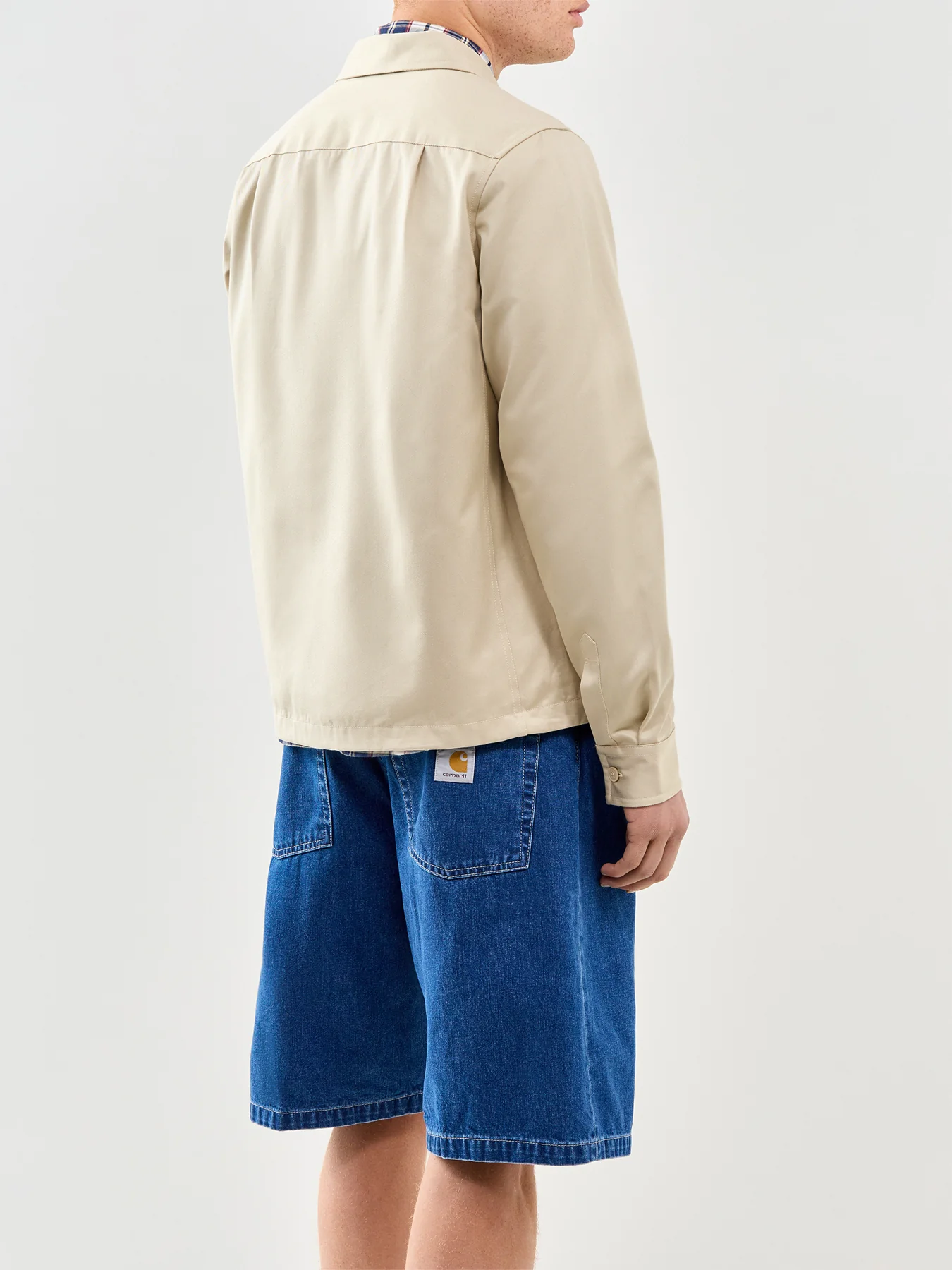 Twill Overshirt Cream - Image 5