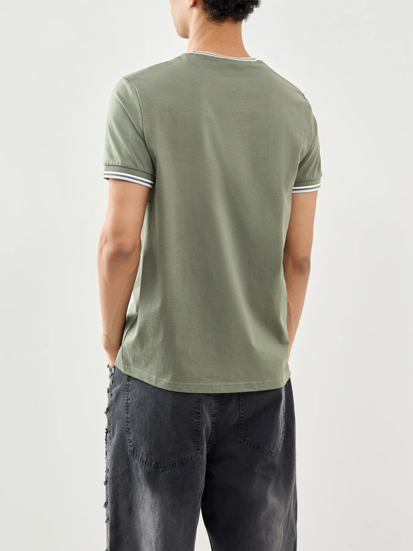 Twin Tipped T-Shirt Olive - Image 5