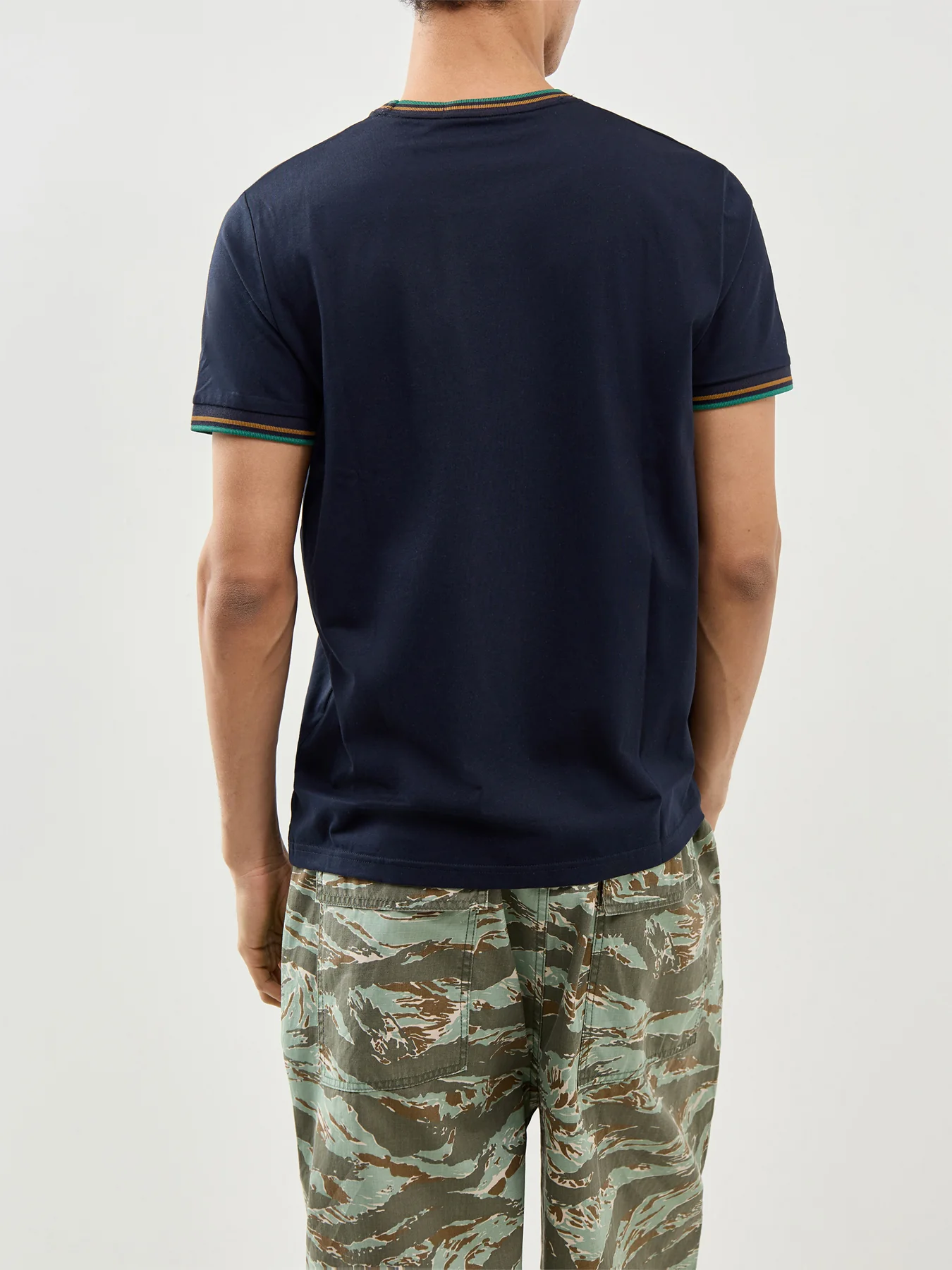 Twin Tipped T-Shirt Navy - Image 5