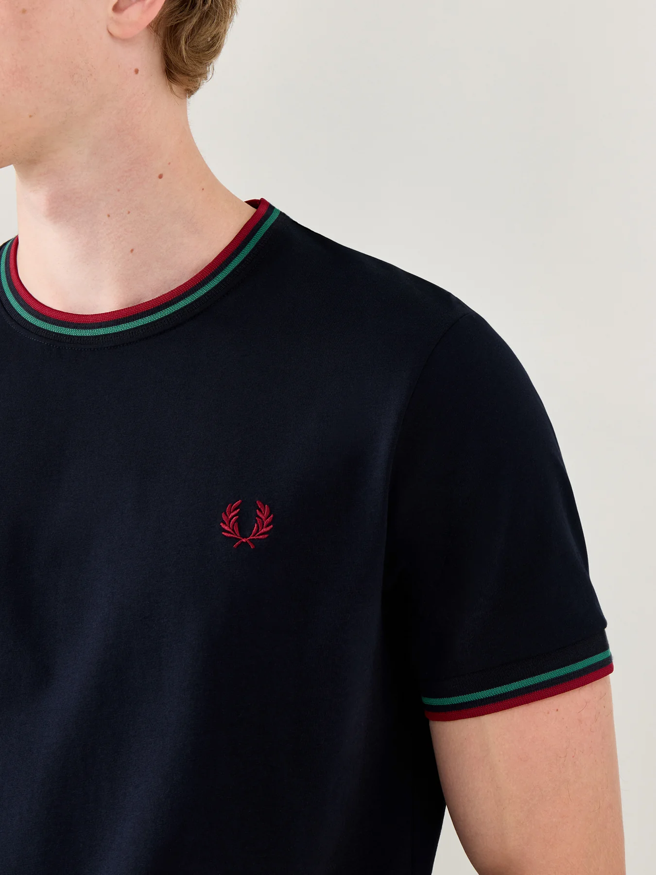 Twin Tipped Cotton Short Sleeves T-Shirt Blue - Image 3
