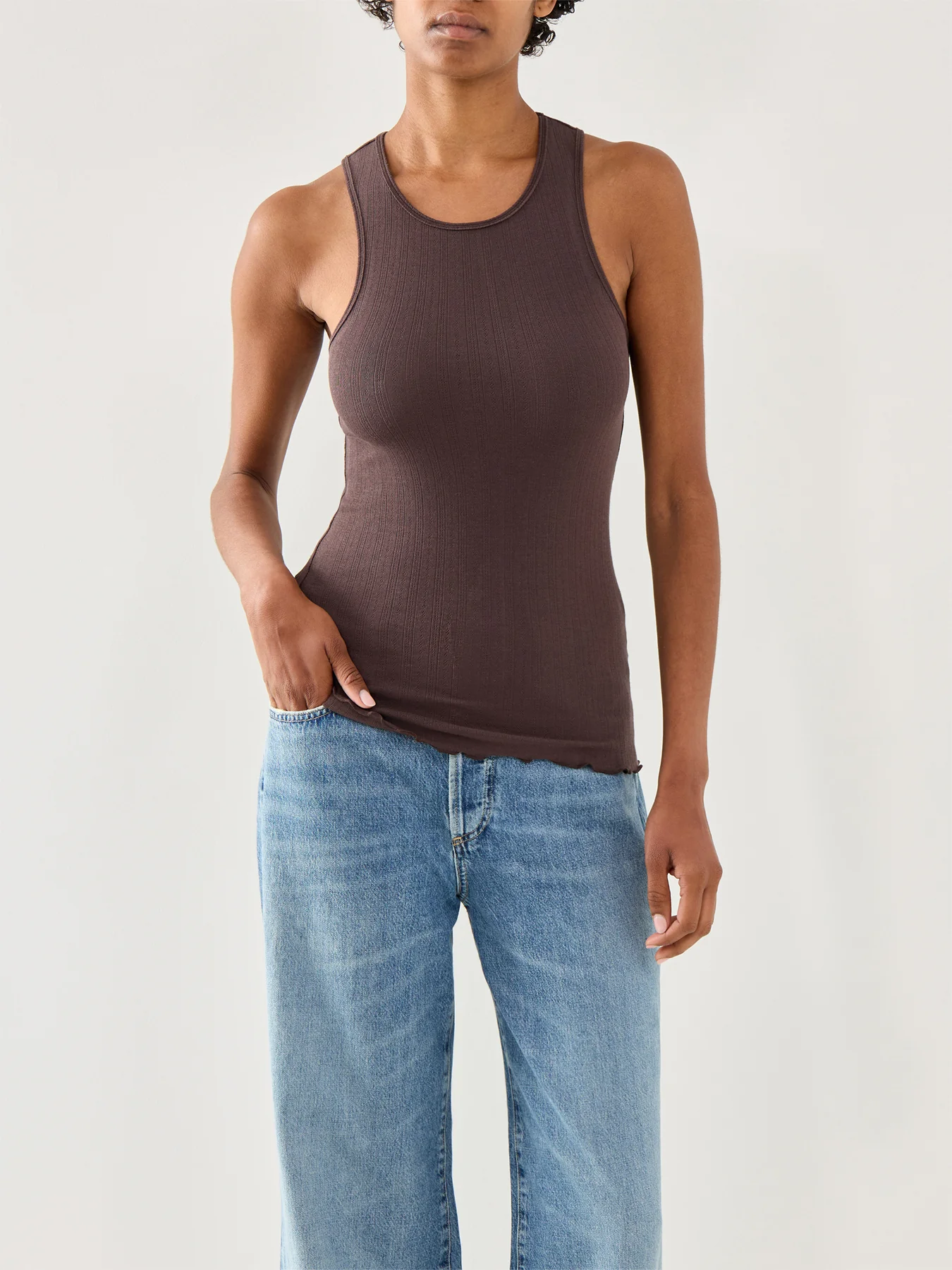 Fresh In Love Tank Brown - Image 4