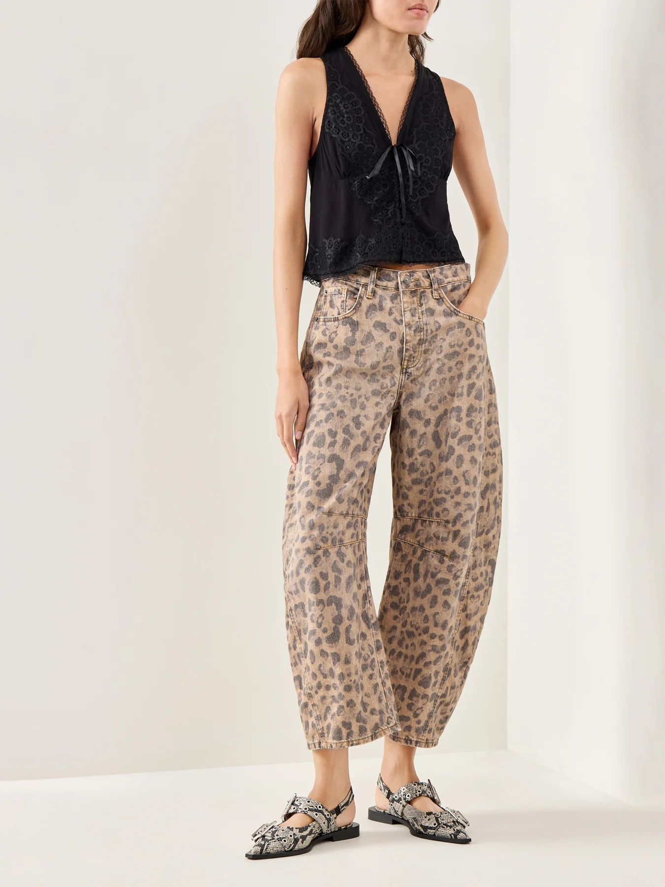 Jaida Tailored Button Vest Black - Image 2