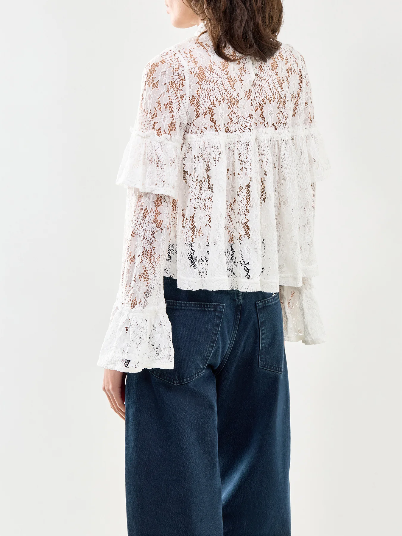 Lilabeth Lace Top White - Image 5