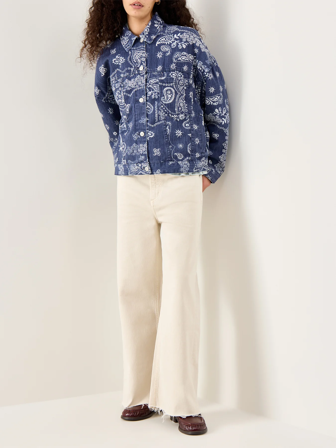 Opal Swing Printed Denim Blue - Image 2