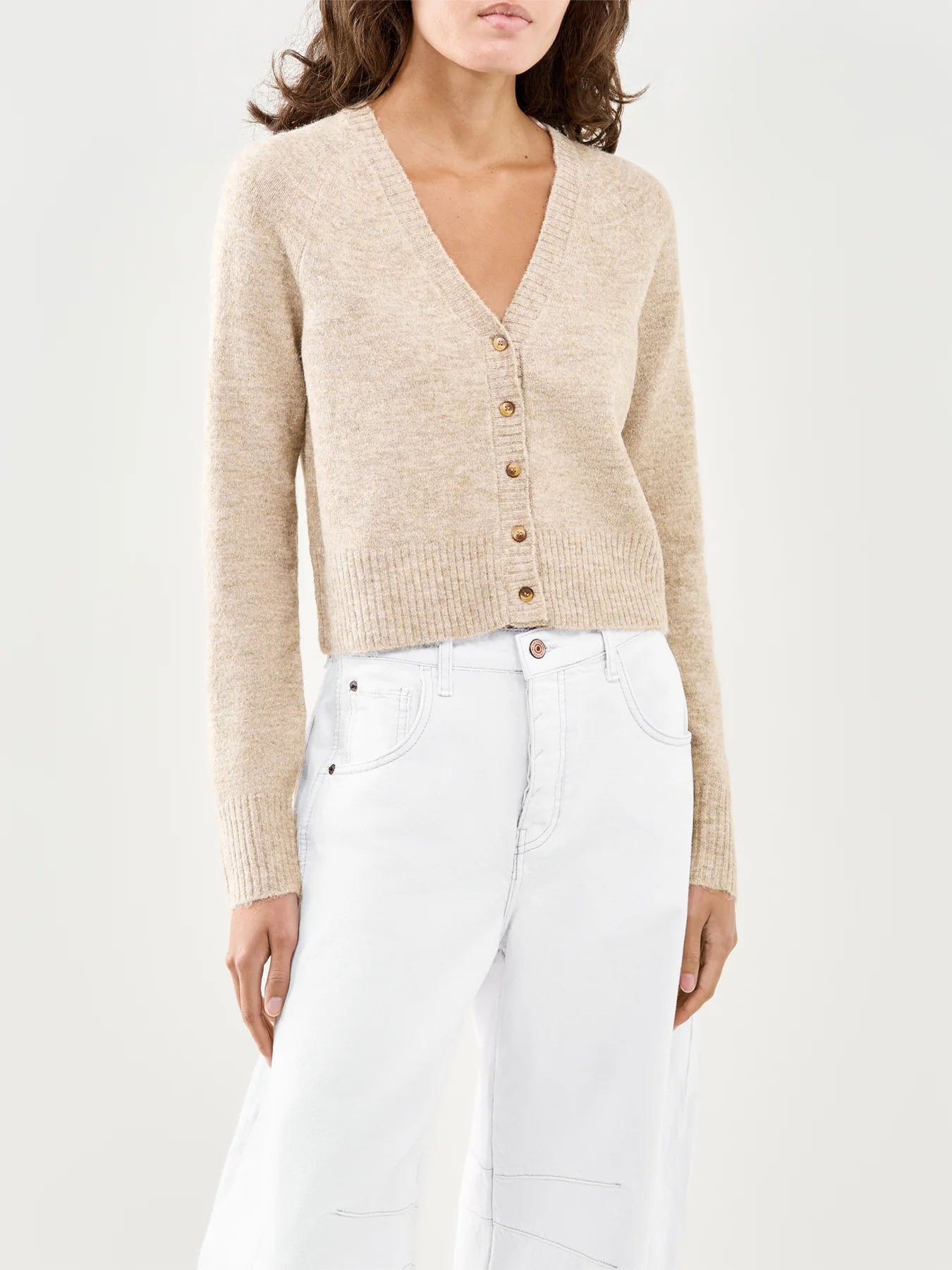 School Girl Cardigan Brown - Image 4