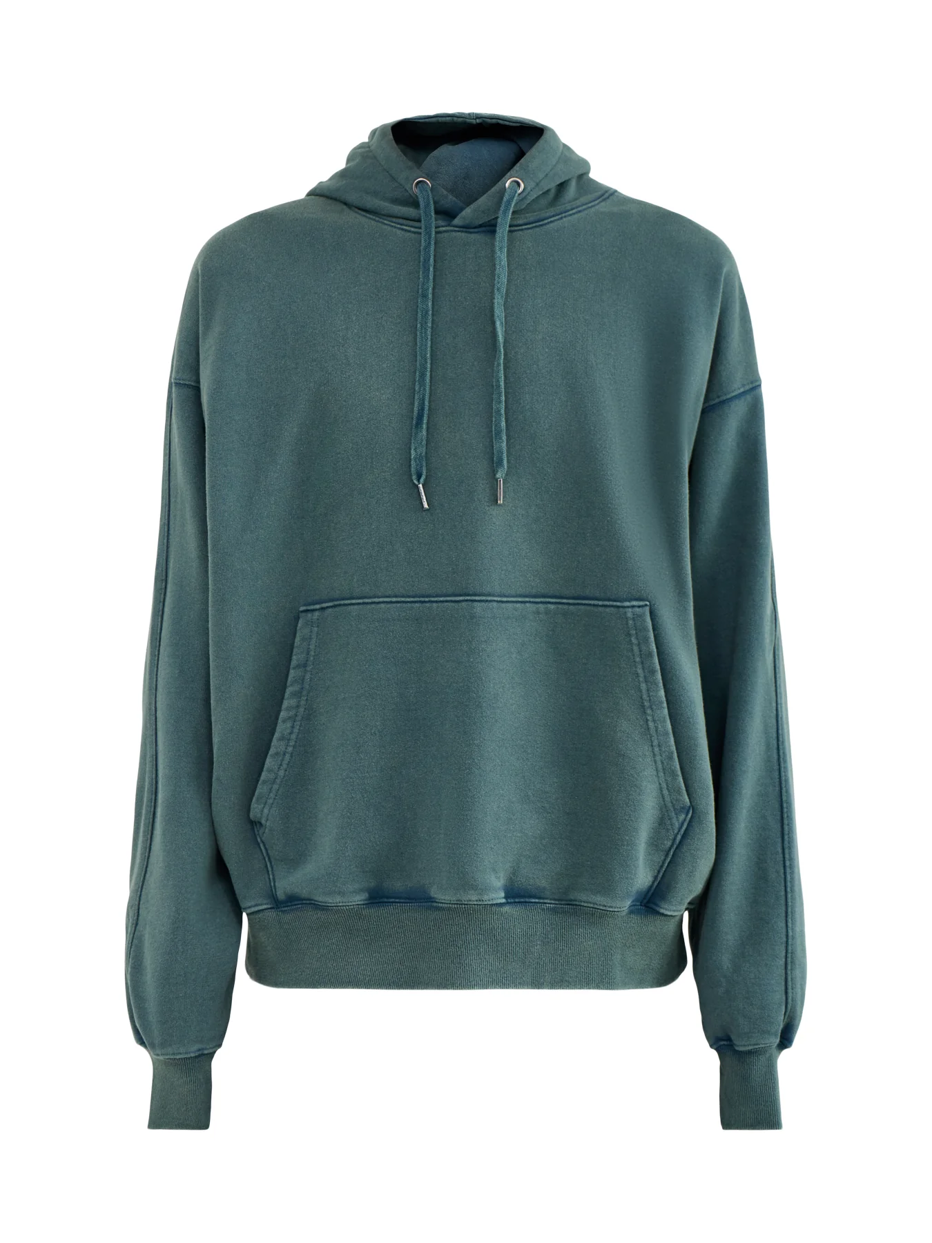 Vintage Dyeing Pullover Hoodie Green