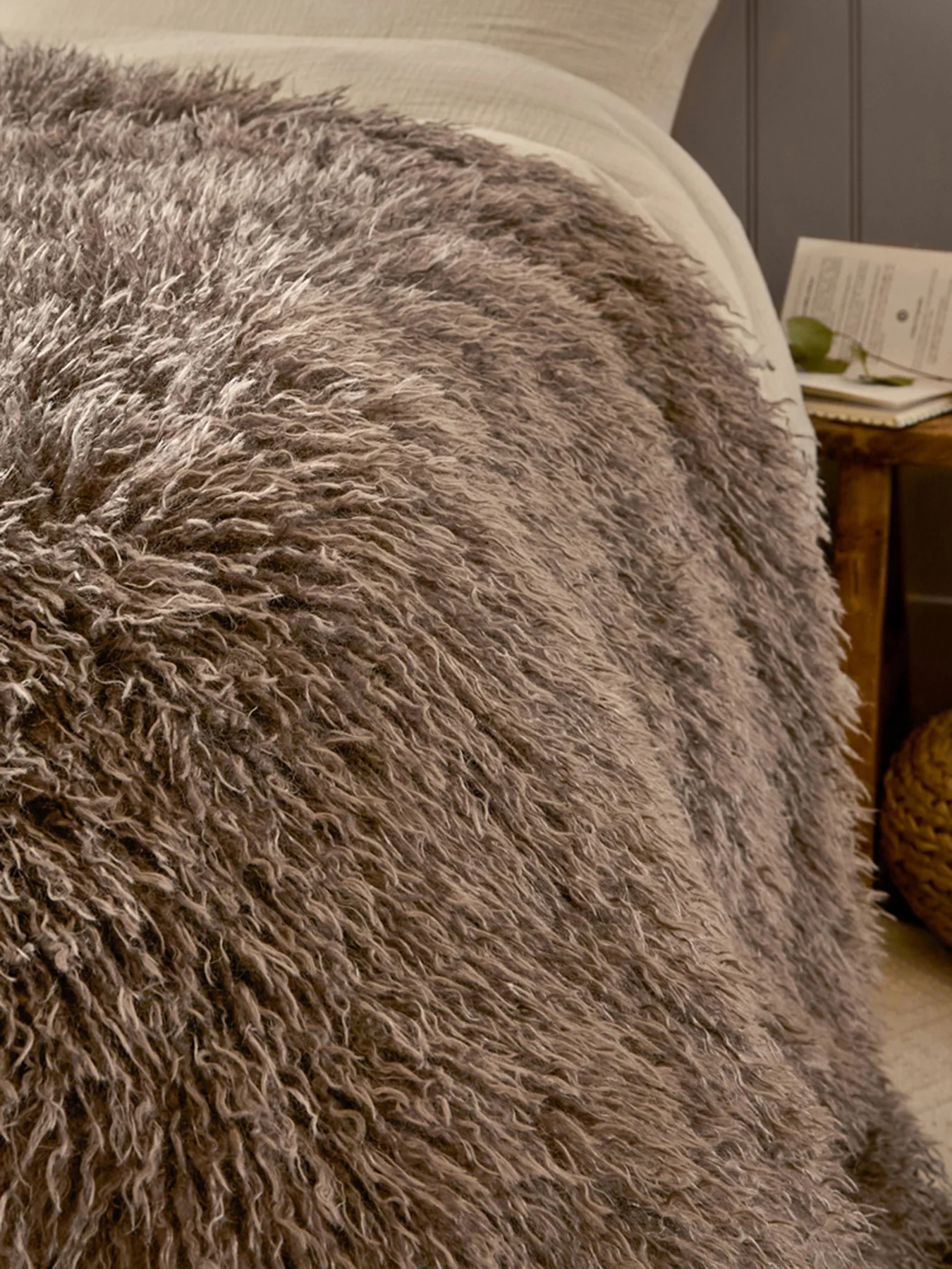 Rowan Soft-Touch Throw Mocha - Image 3