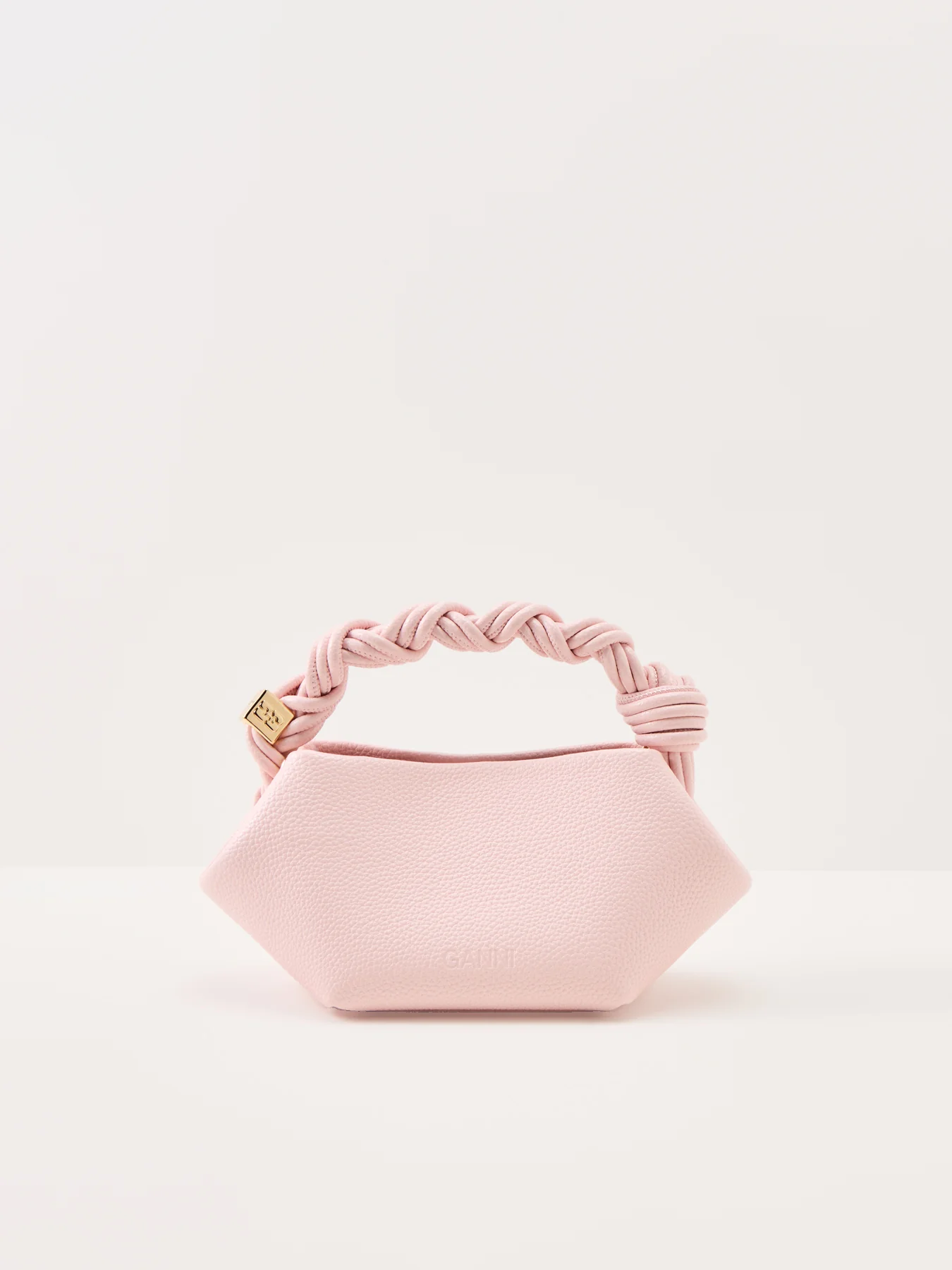 Bou Mini Grained Leather Crossbody Bag Pink - Image 3