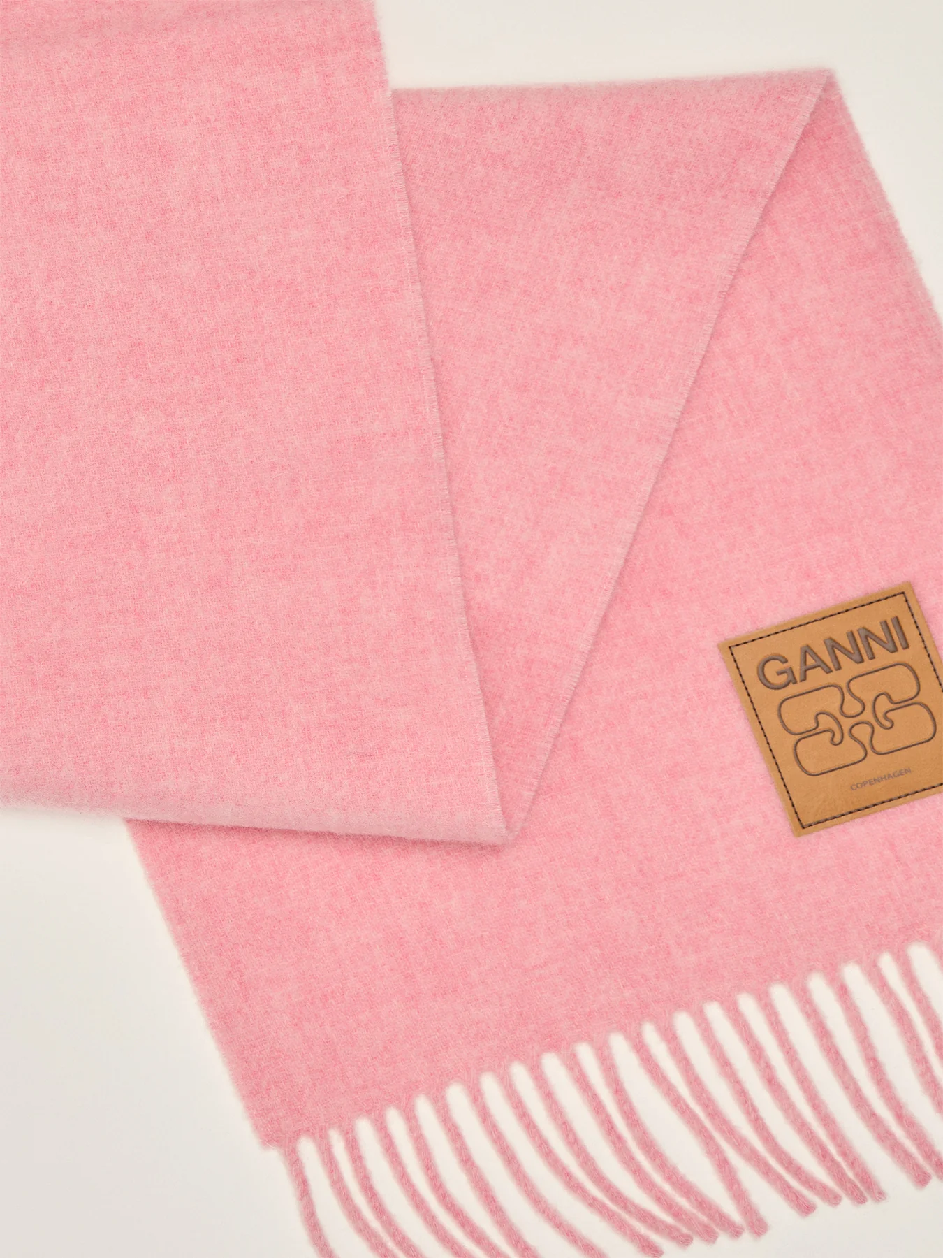 Double Face Wool Scarf Mauve Morn - Image 3
