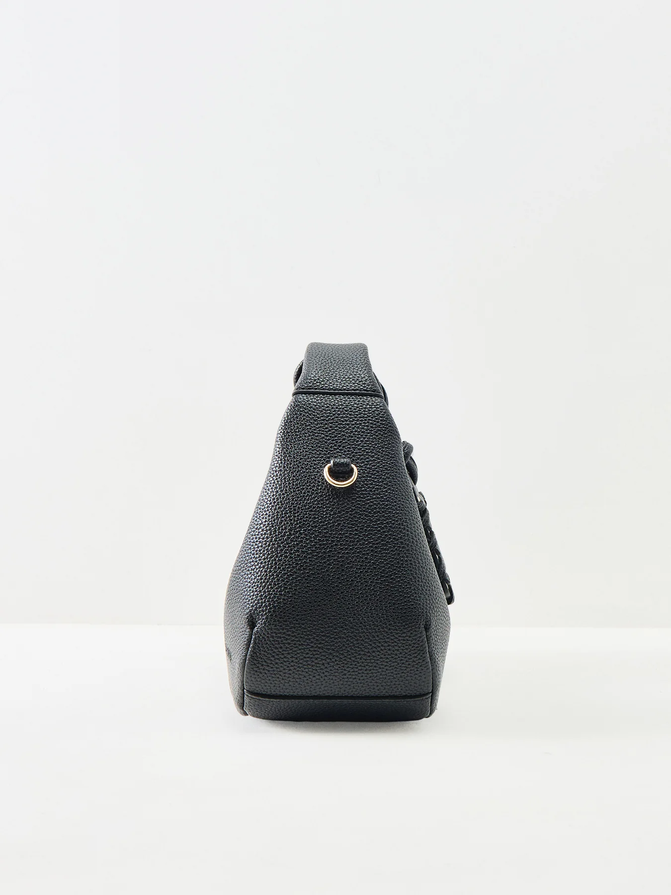 Mini Grained Crossbody Bag Black - Image 4