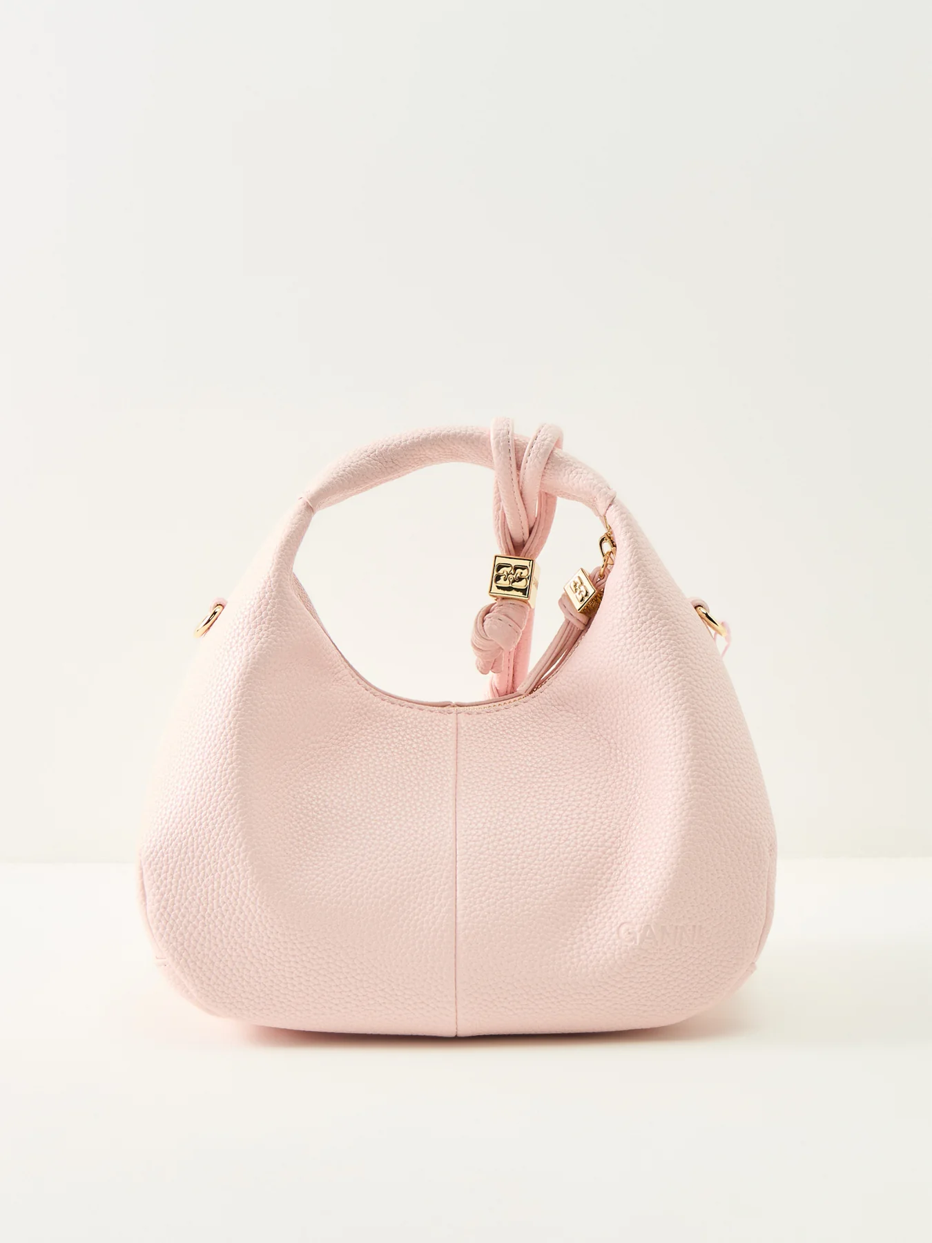 Hobo Mini Grained Bag Pink - Image 3
